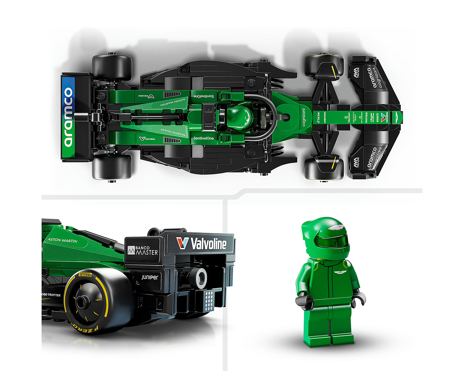 Foto 9 pulgar | Foto 8 | LEGO Speed Champions: Coche de Carreras Aston Martin Aramco F1
