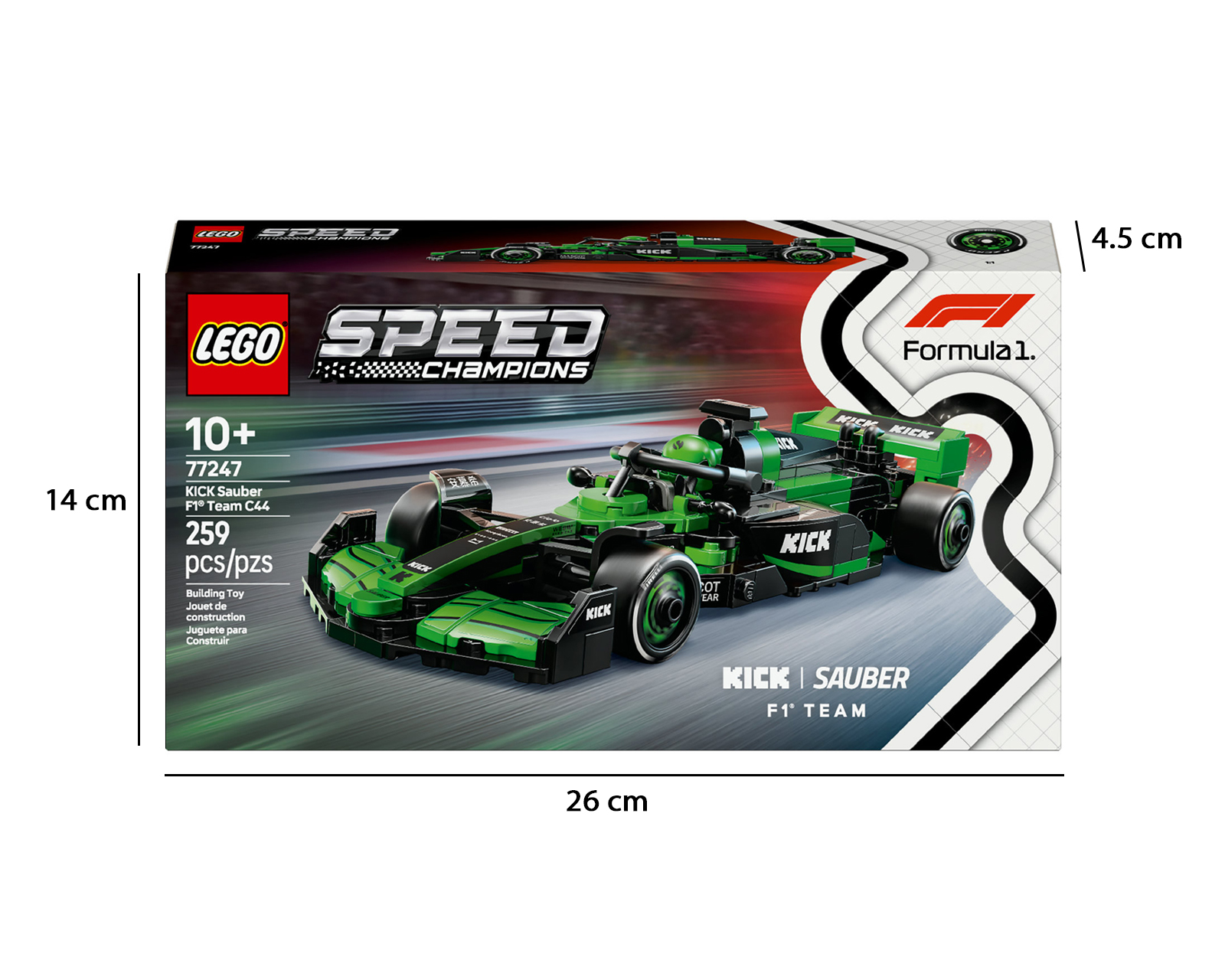 Foto 11 pulgar | Foto 10 | LEGO Speed Champions: Coche de Carreras KICK Sauber F1 Team C44