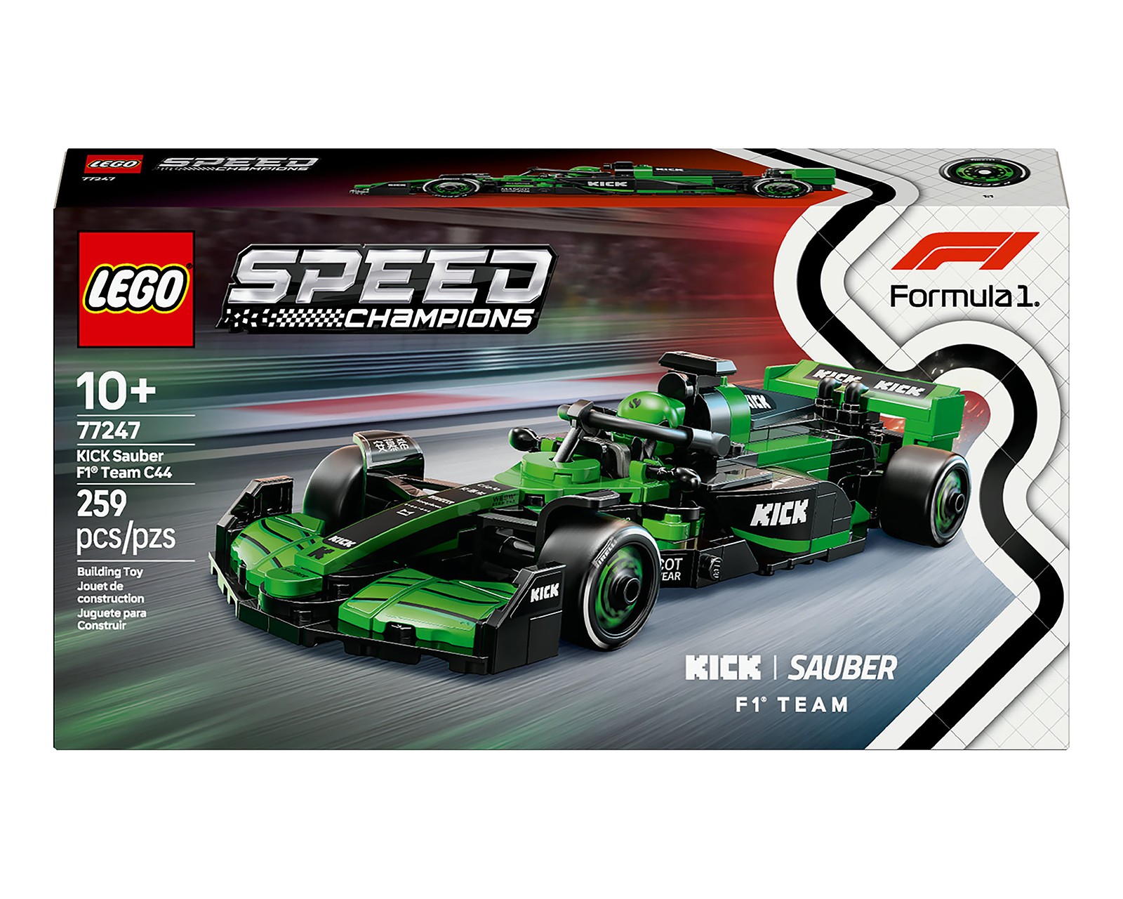 Foto 3 pulgar | Foto 2 | LEGO Speed Champions: Coche de Carreras KICK Sauber F1 Team C44