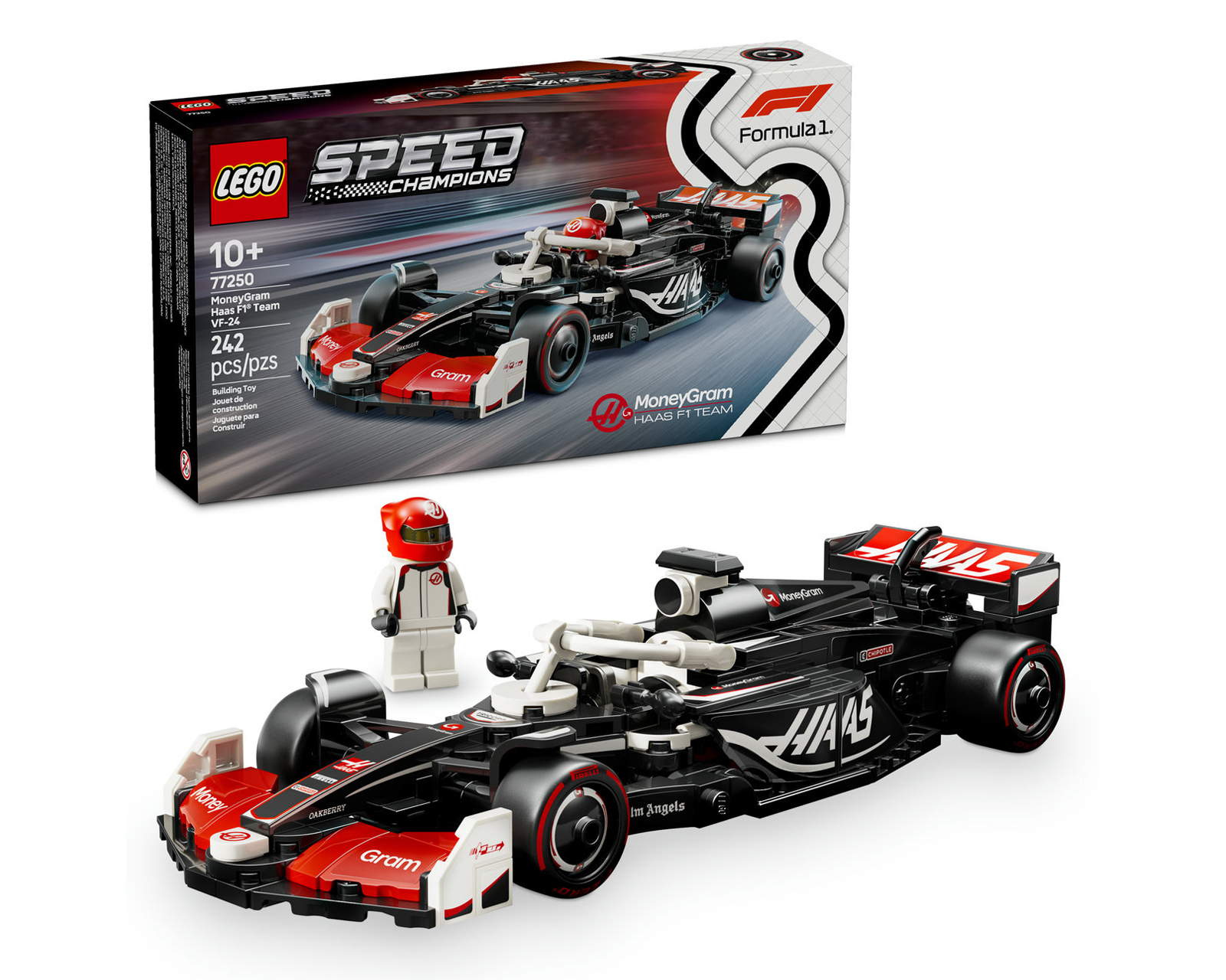 LEGO Speed Champions: Coche de Carreras MoneyGram Haas F1 Team VF-24