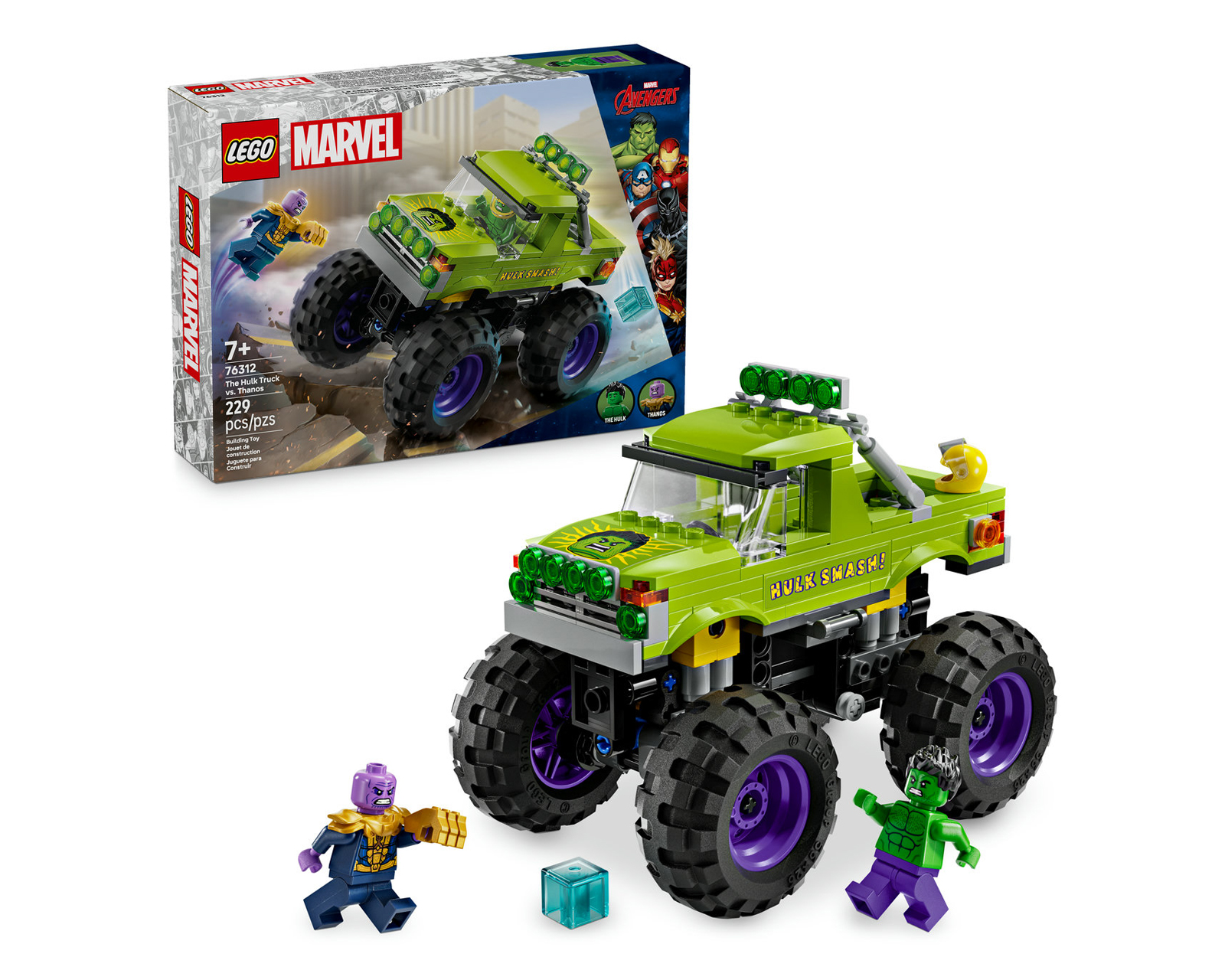 LEGO Marvel: Camión de Hulk vs. Thanos