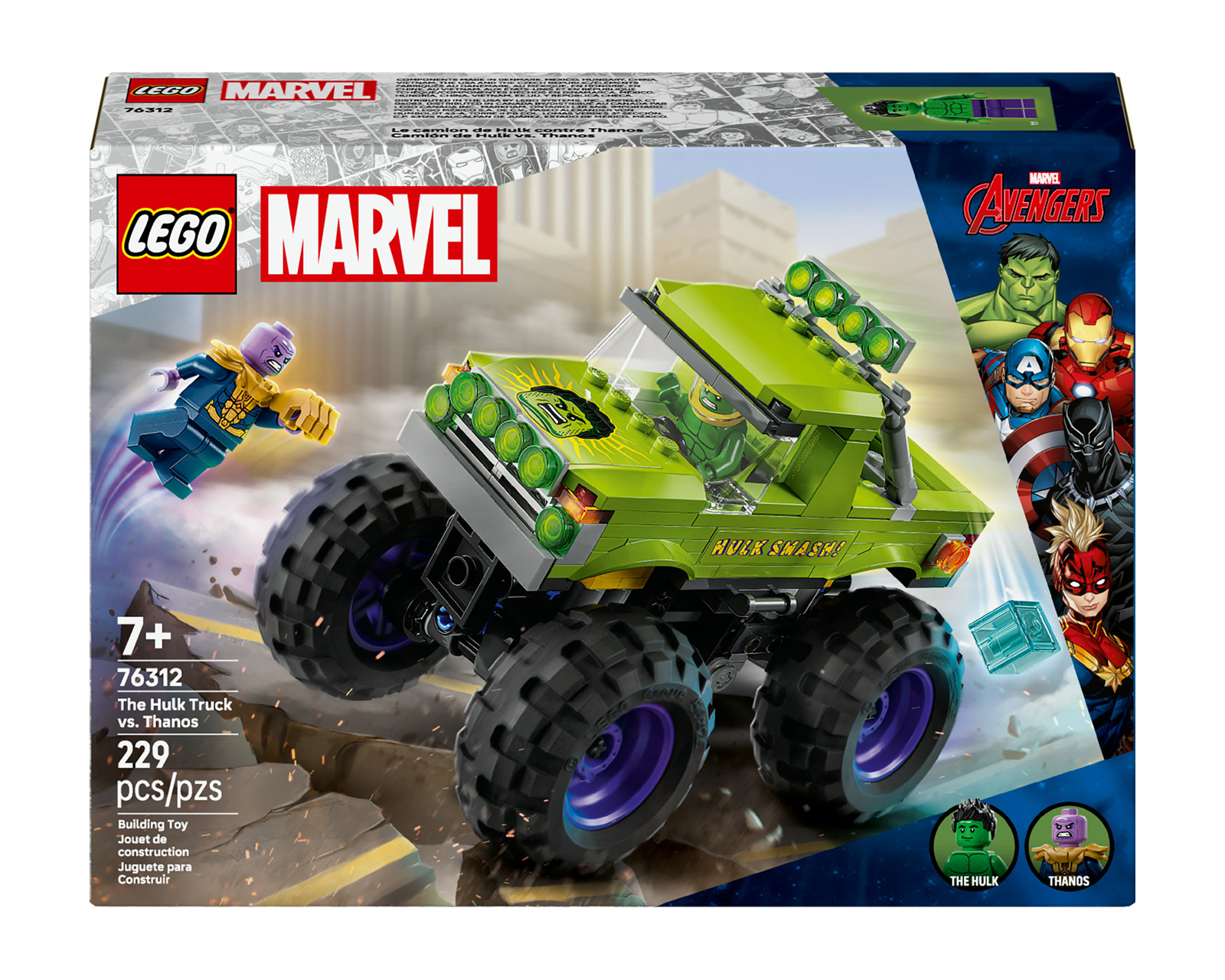 Foto 3 pulgar | Foto 2 | LEGO Marvel: Camión de Hulk vs. Thanos