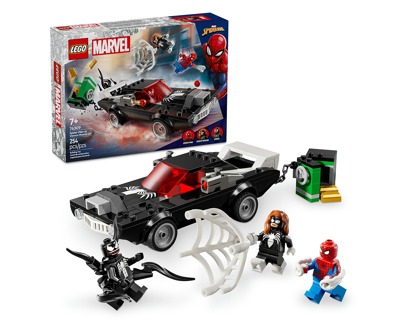 Foto 2 pulgar | Foto 1 | LEGO Marvel: Spider-Man vs Coche Brutal de Venom