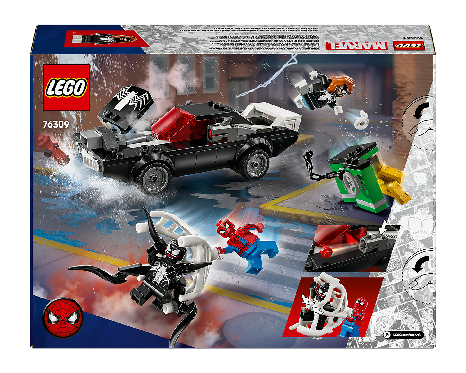 Foto 10 pulgar | Foto 9 | LEGO Marvel: Spider-Man vs Coche Brutal de Venom