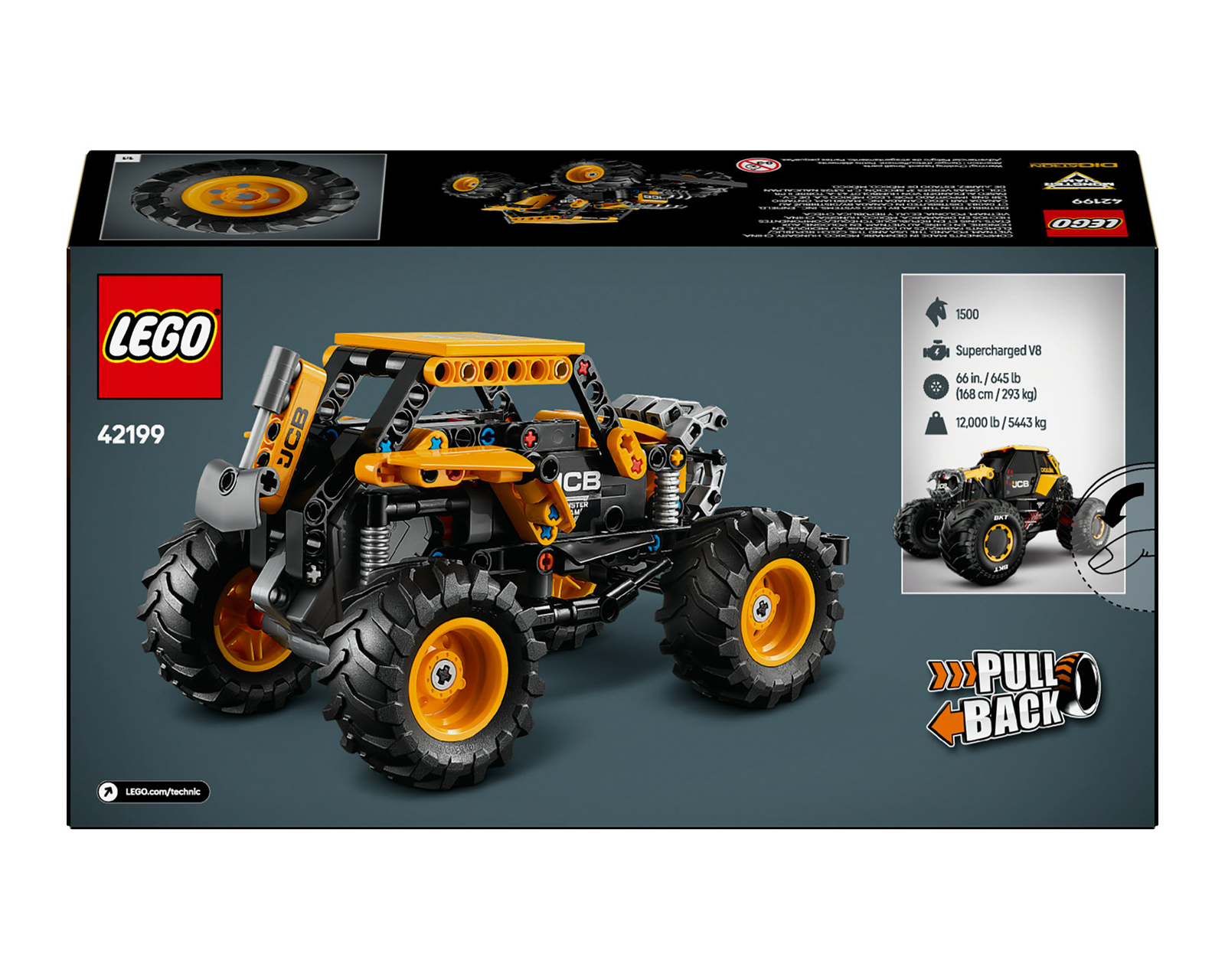 Foto 10 pulgar | Foto 9 | LEGO Thecnic: Monster Jam DIGatron con Motor de Carga Manual