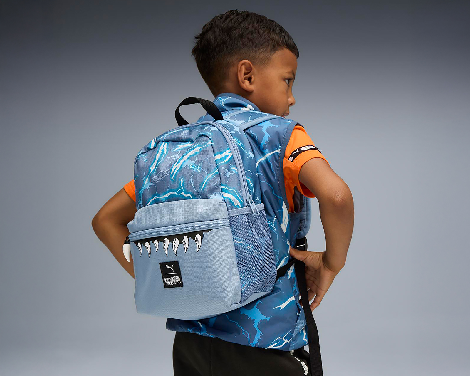 Foto 6 pulgar | Foto 5 | Mochila Escolar Puma Hot Wheels Azul