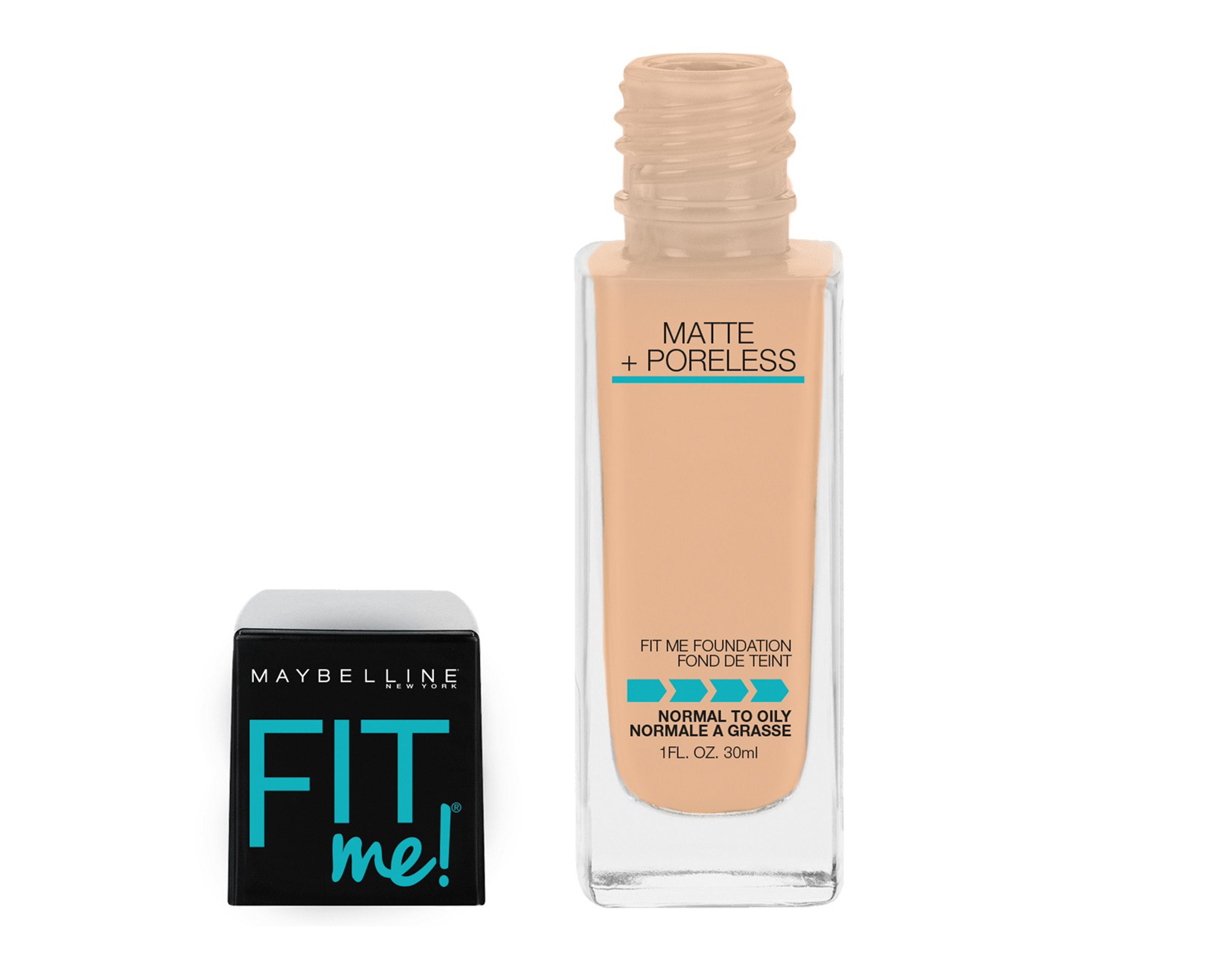 Foto 4 pulgar | Foto 3 | Base de Maquillaje Maybelline Fit Me Matte + Poreless 128 Warm Nude 30 ml
