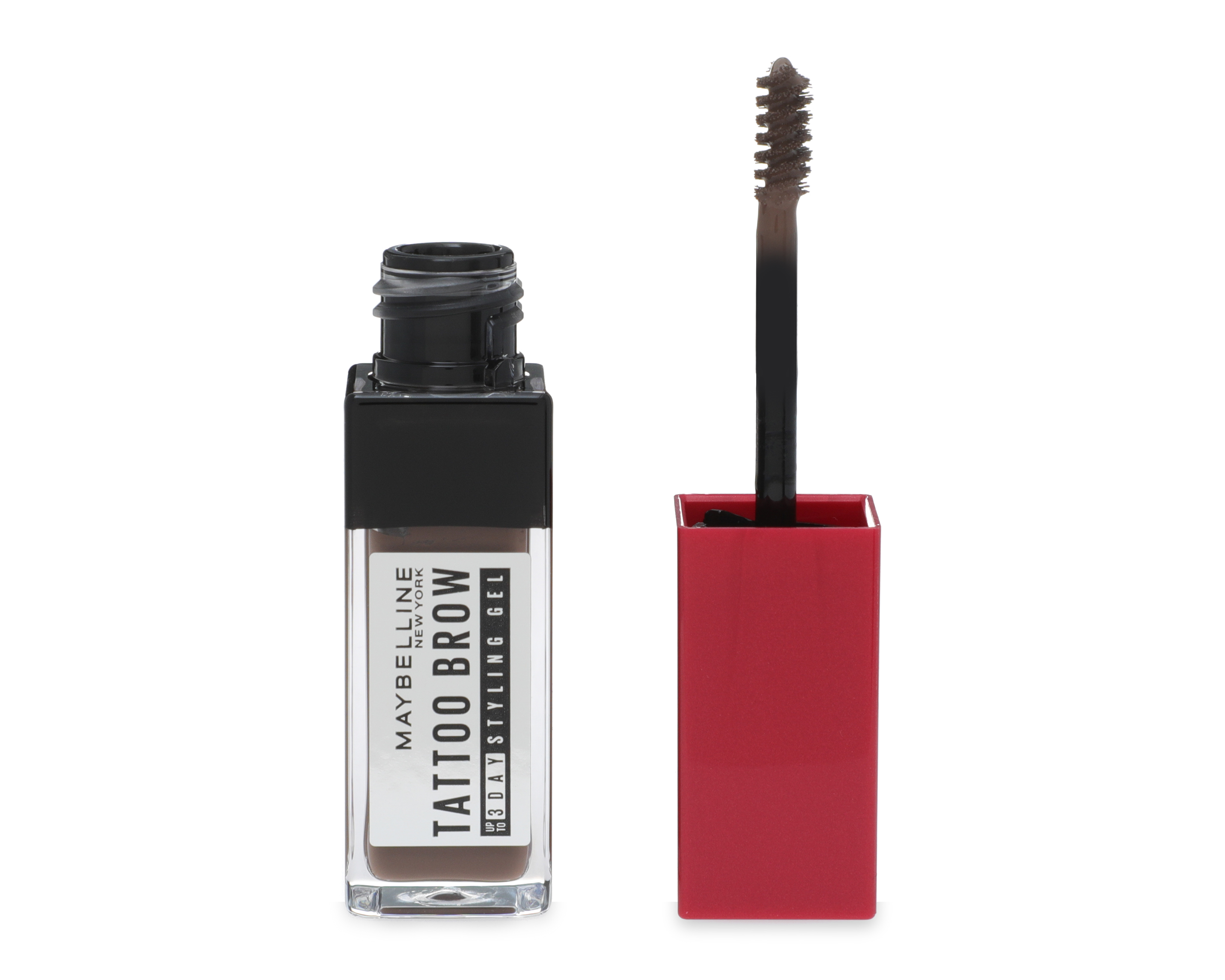 Foto 2 pulgar | Foto 1 | Estilizador de Cejas Maybelline Tattoo Brow Gel 3D Medium Brown 6 ml