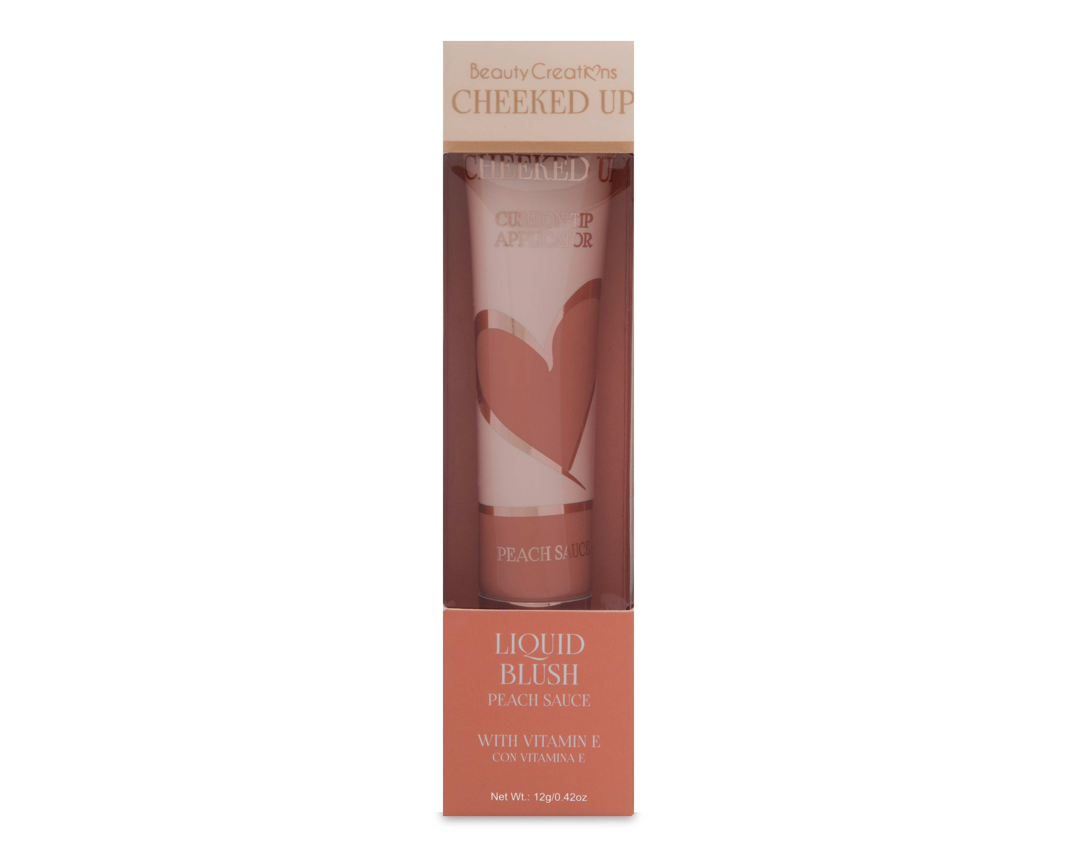 Foto 3 pulgar | Foto 2 | Rubor Líquido Beauty Creations Cheeked Up Peach Sauce