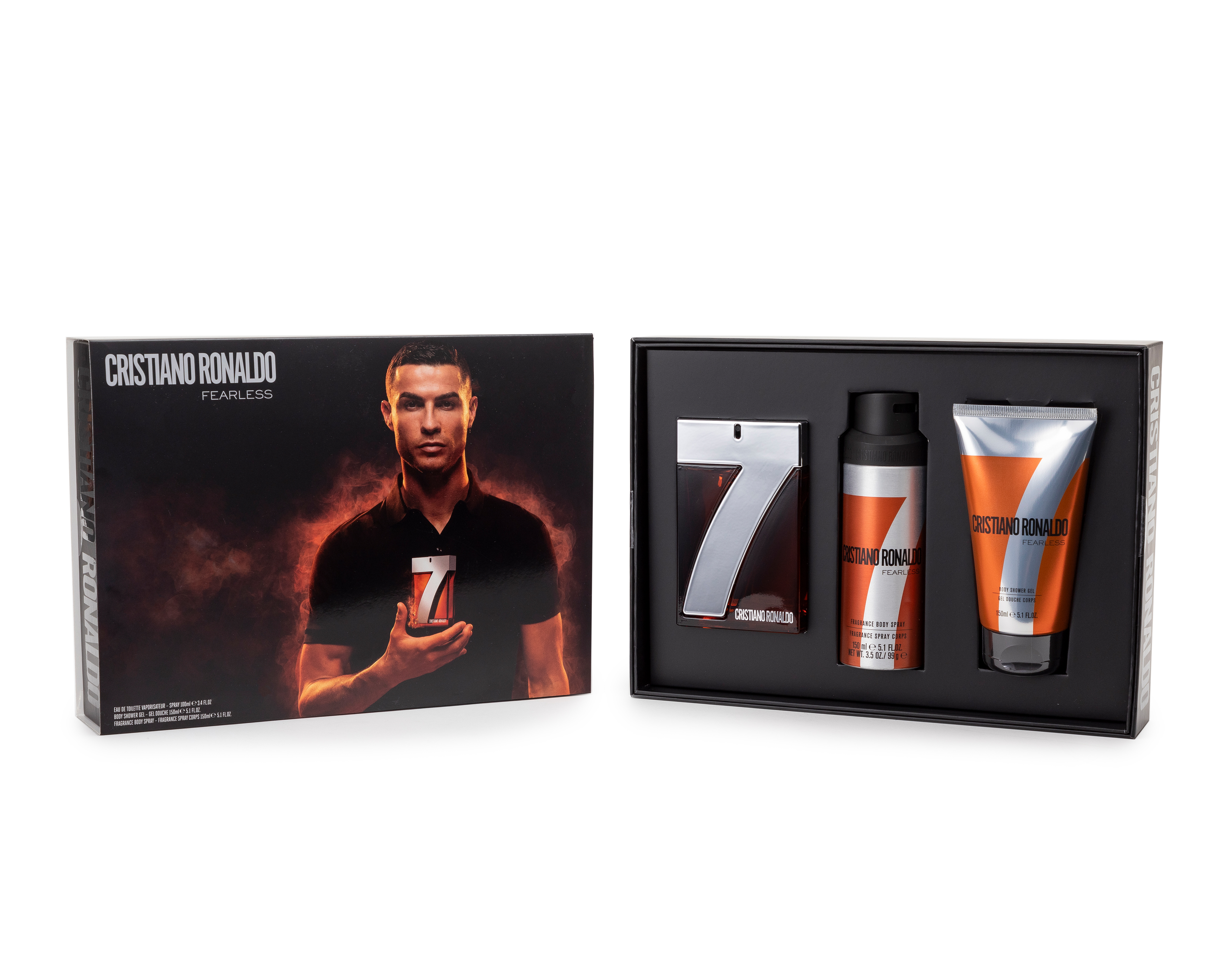 Foto 4 | Foto 4 | Estuche para Hombre Cristiano Ronaldo CR7 Fearless 3 Piezas