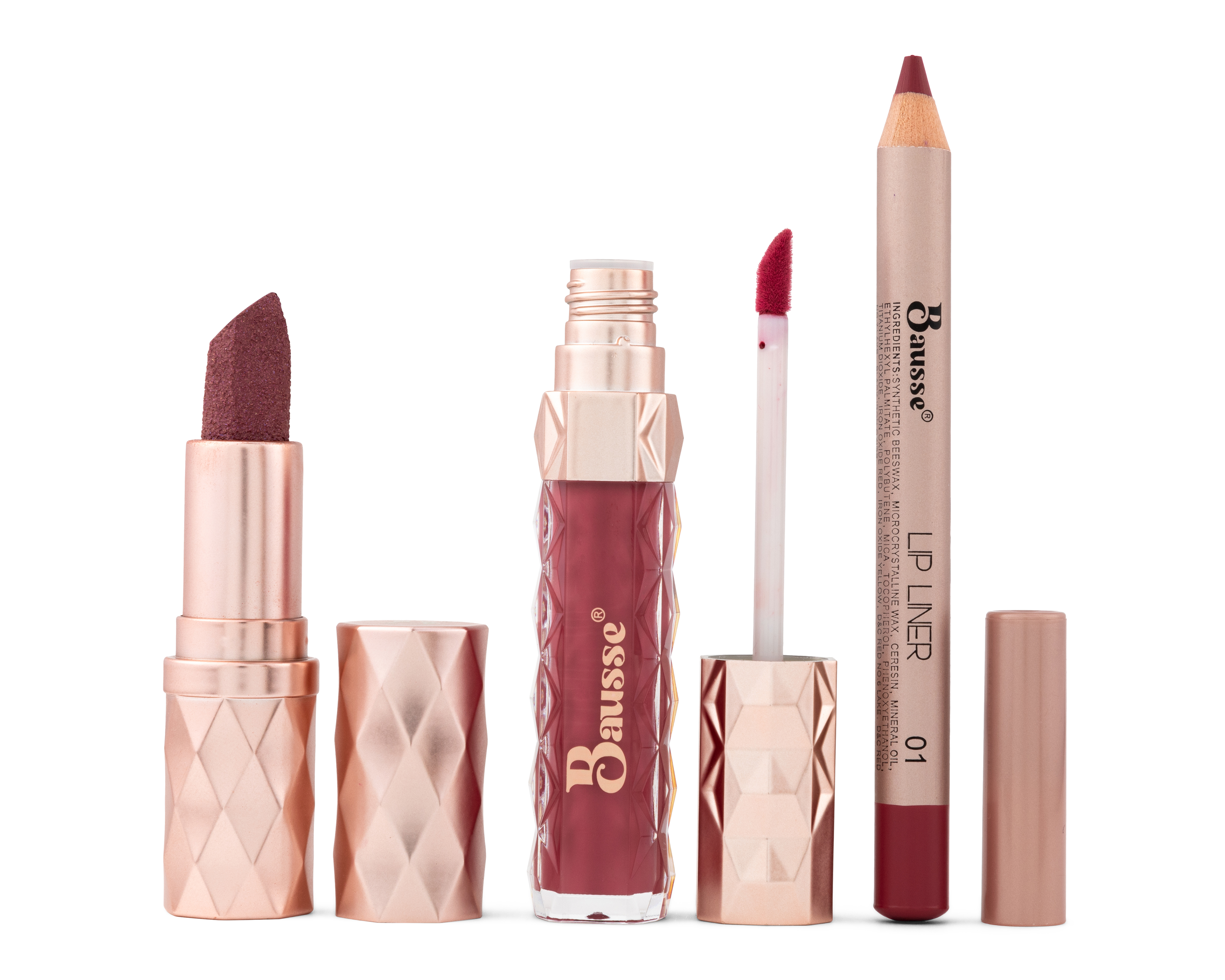 Foto 3 | Foto 3 | Kit de Maquillaje para Labios Báusse Glam Lips 3 Piezas