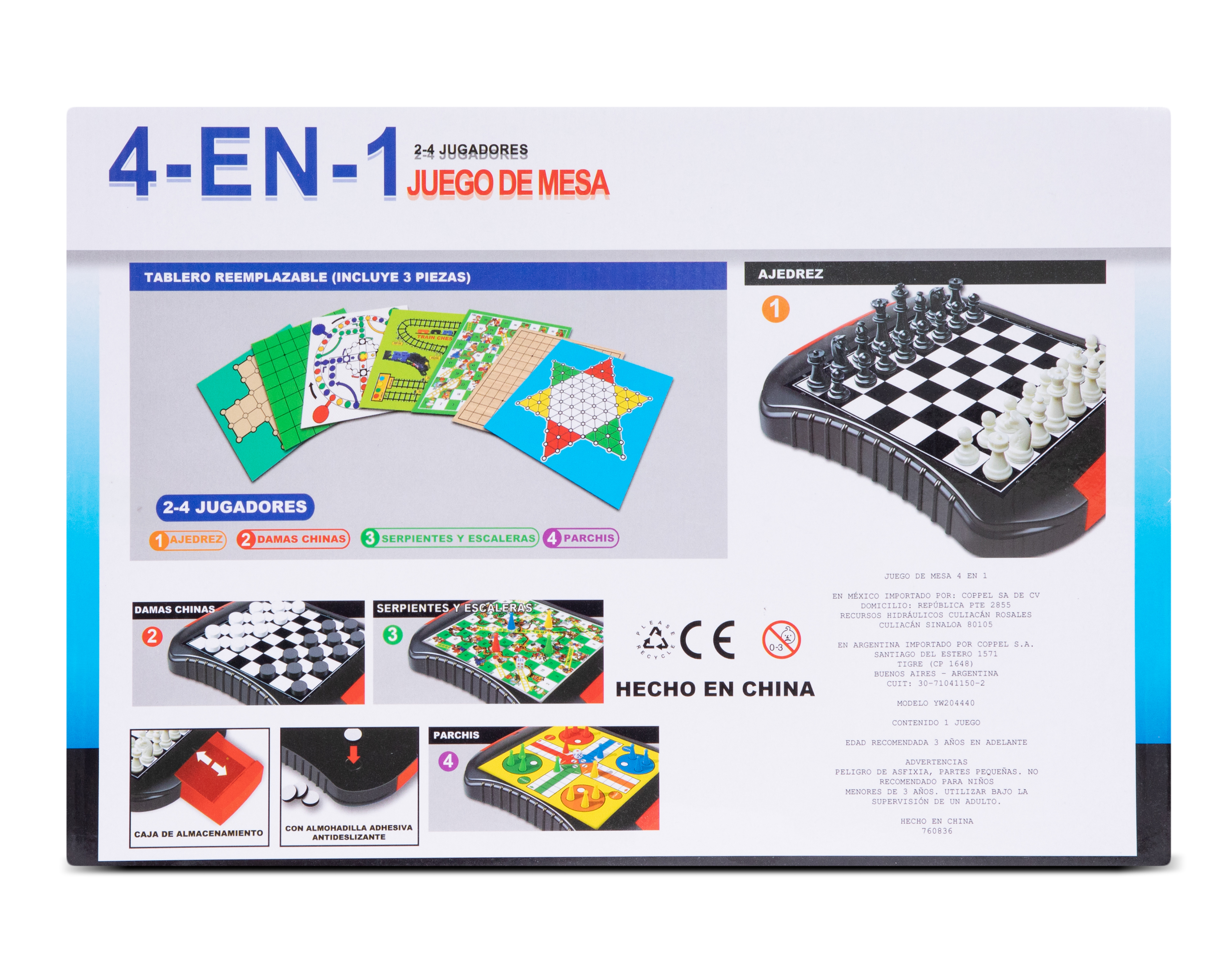 Foto 3 pulgar | Foto 2 | Juego de Mesa 4 en 1 Funzone