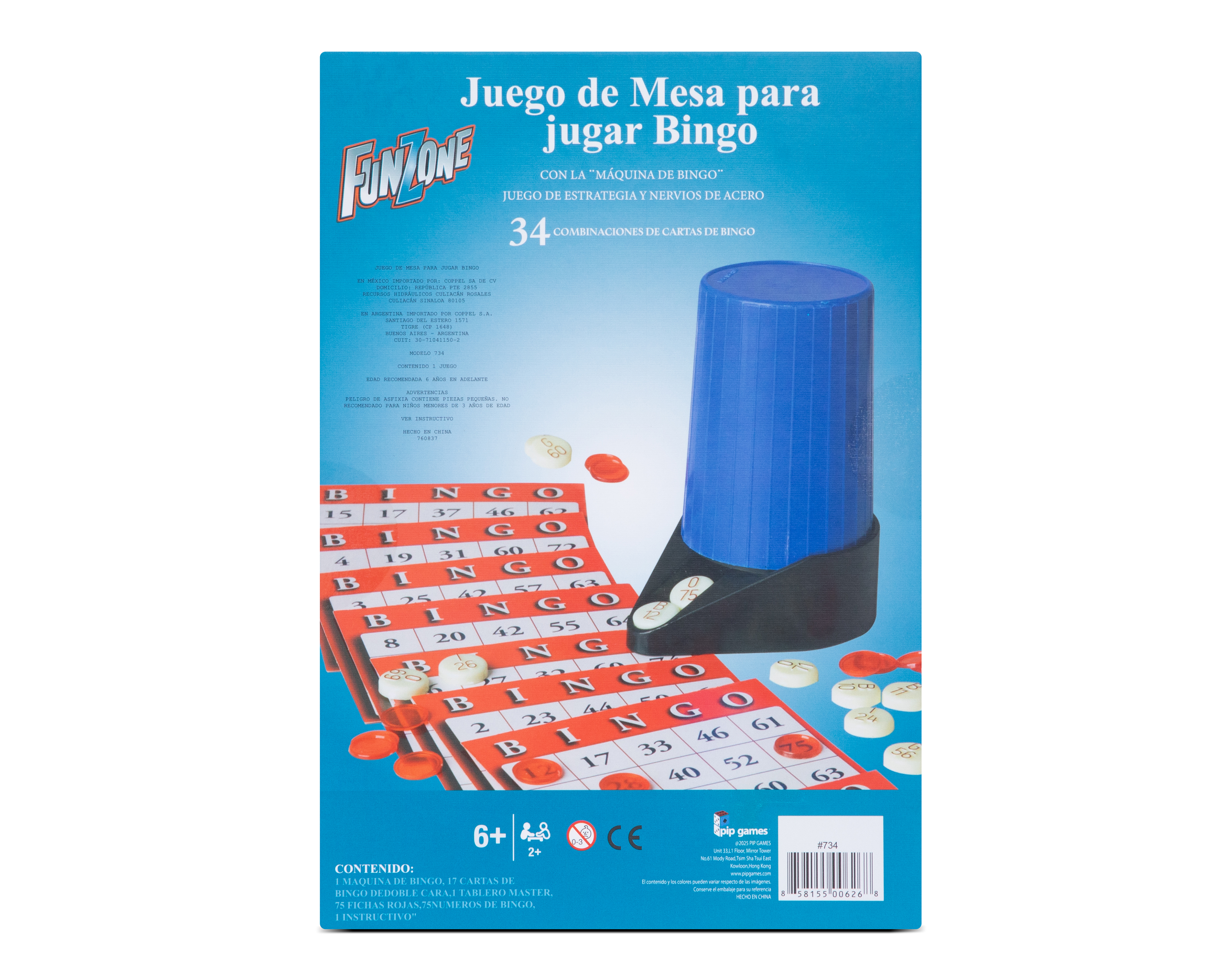 Foto 2 | Foto 2 | Juego de Mesa Bingo Funzone