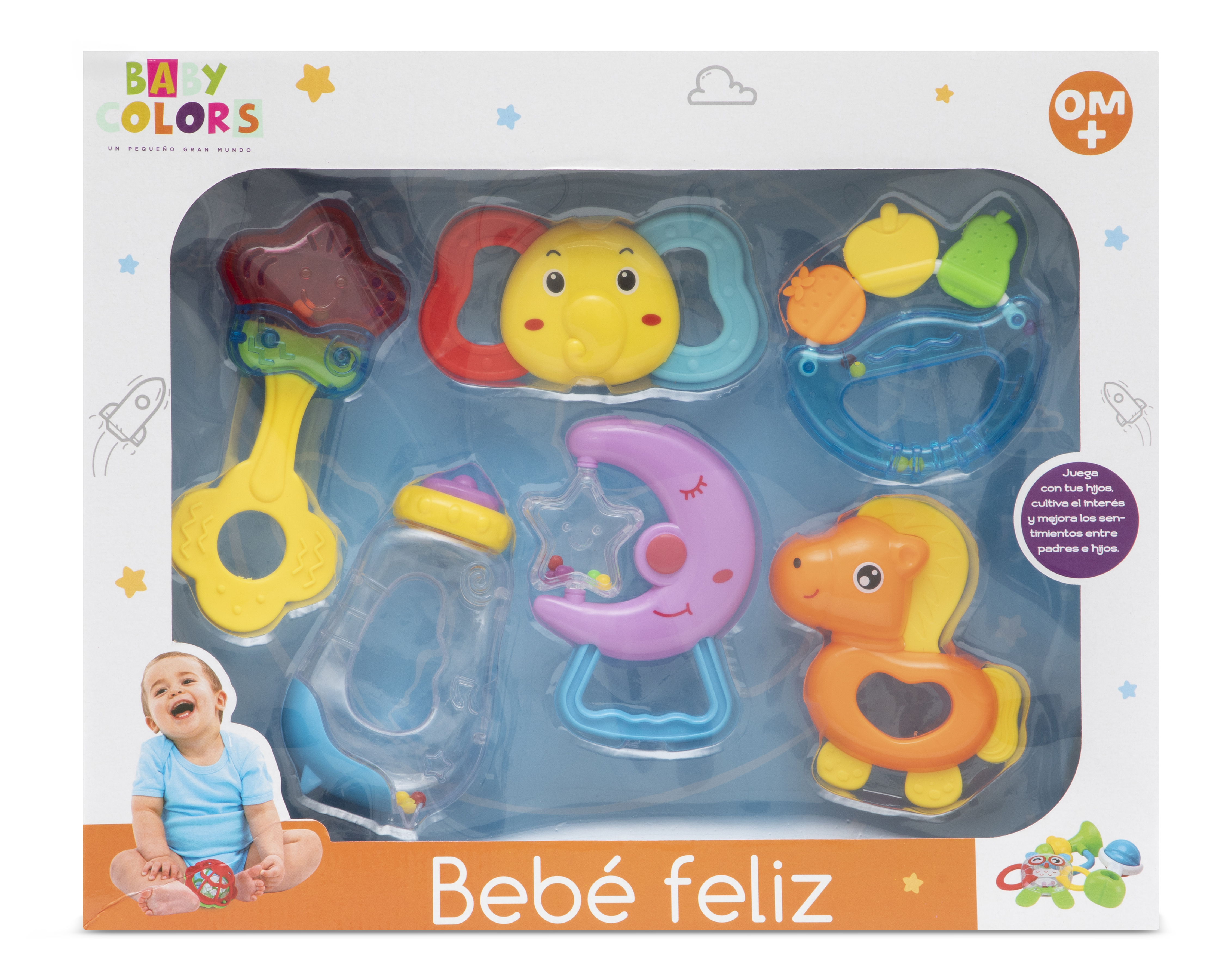 Foto 4 | Foto 4 | Sonaja para Bebé Baby Colors 6 Piezas