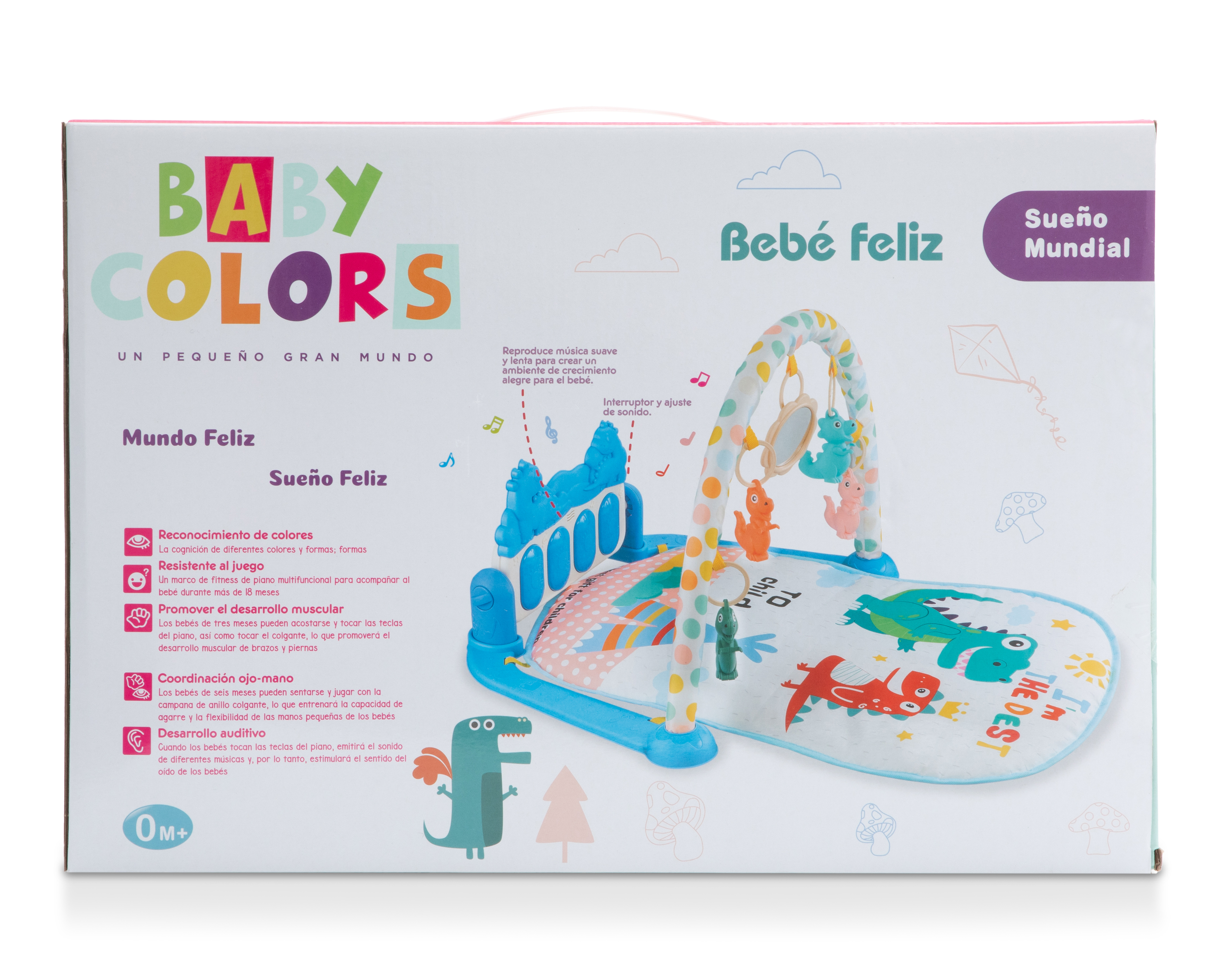 Foto 6 pulgar | Foto 5 | Tapete Interactivo para Bebé Baby Colors con Sonido