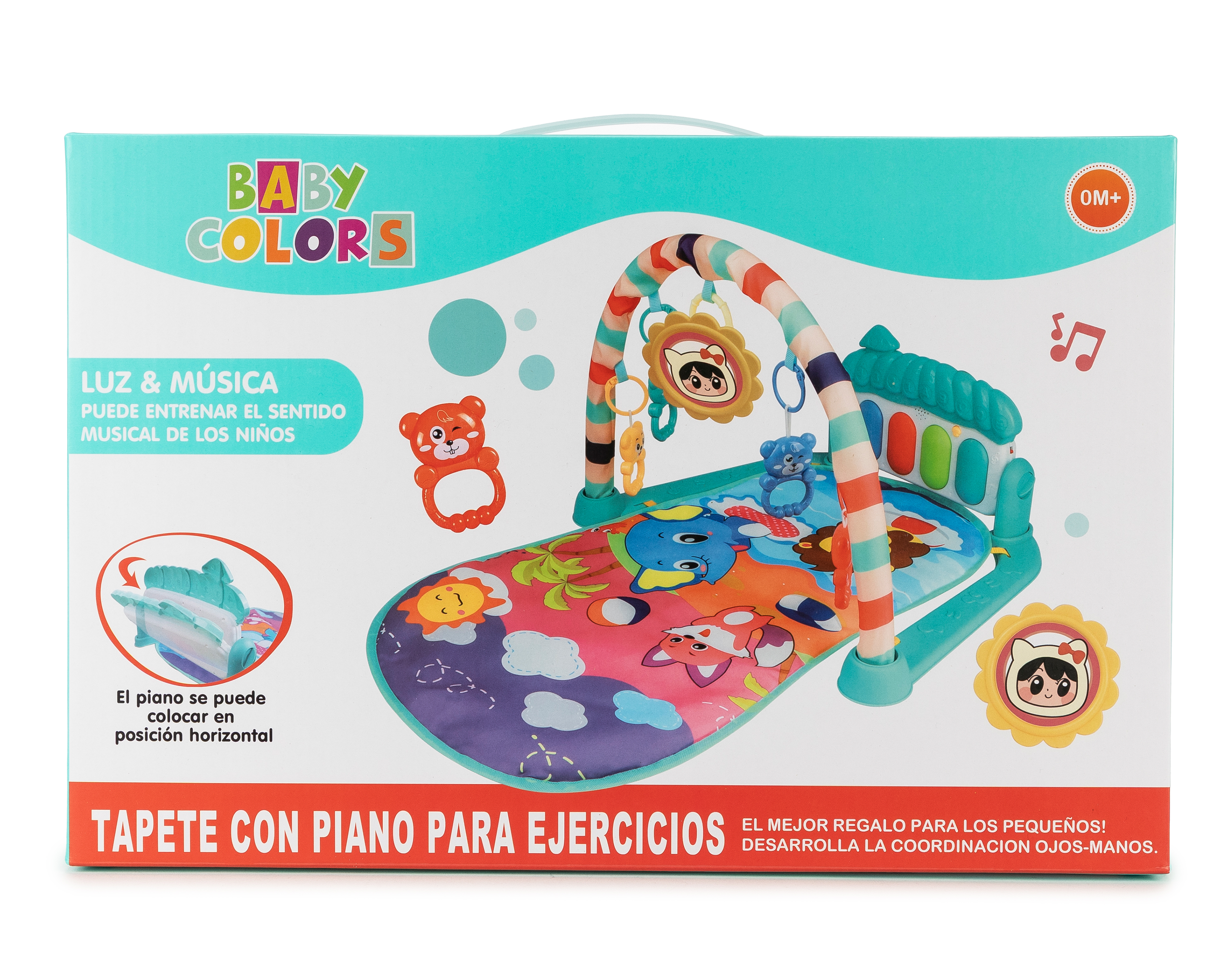 Foto 2 pulgar | Foto 1 | Tapete con Piano para Ejercicios Baby Colors