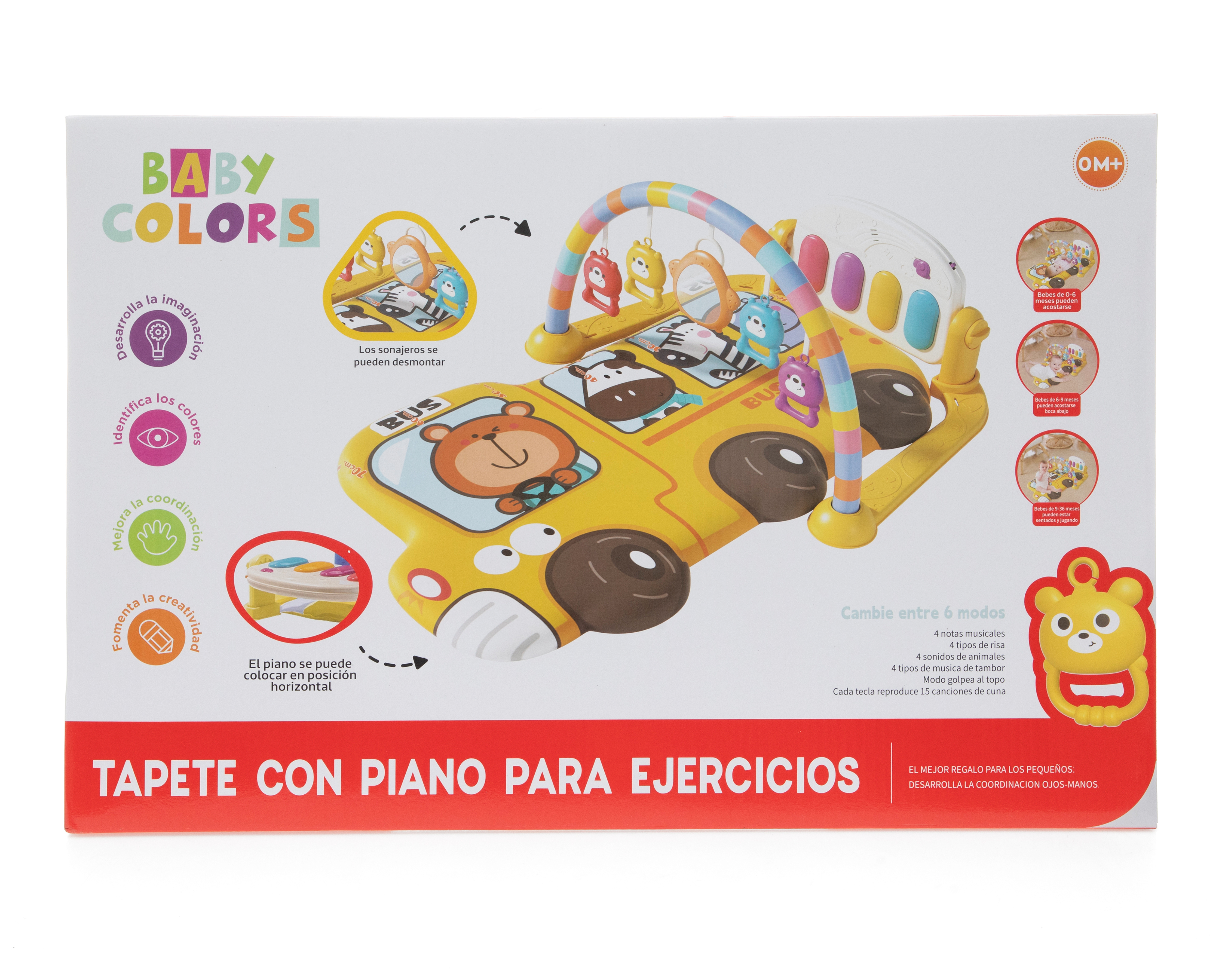 Foto 6 pulgar | Foto 5 | Tapete con Piano para Ejercicios Baby Colors