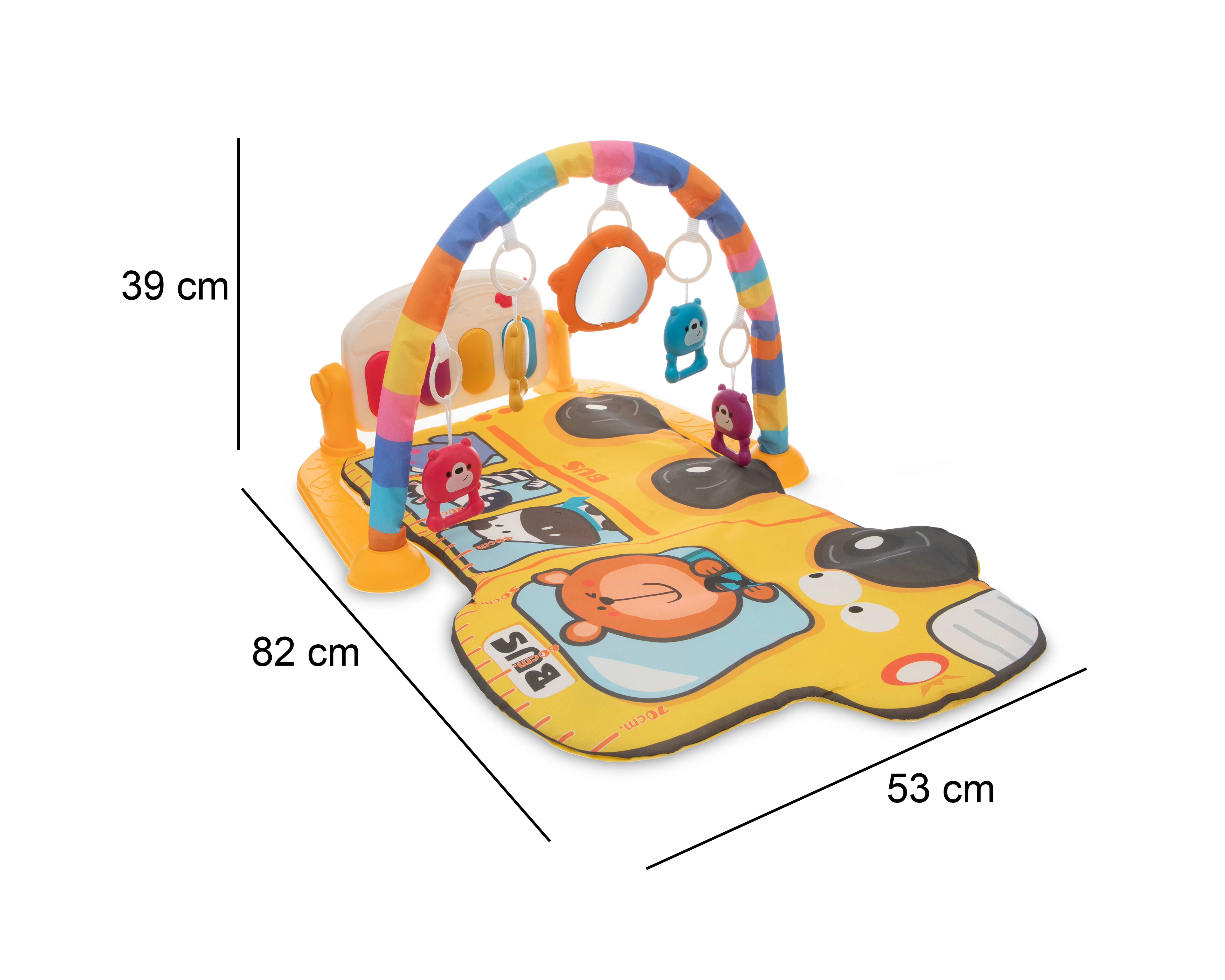 Foto 8 | Foto 8 | Tapete con Piano para Ejercicios Baby Colors