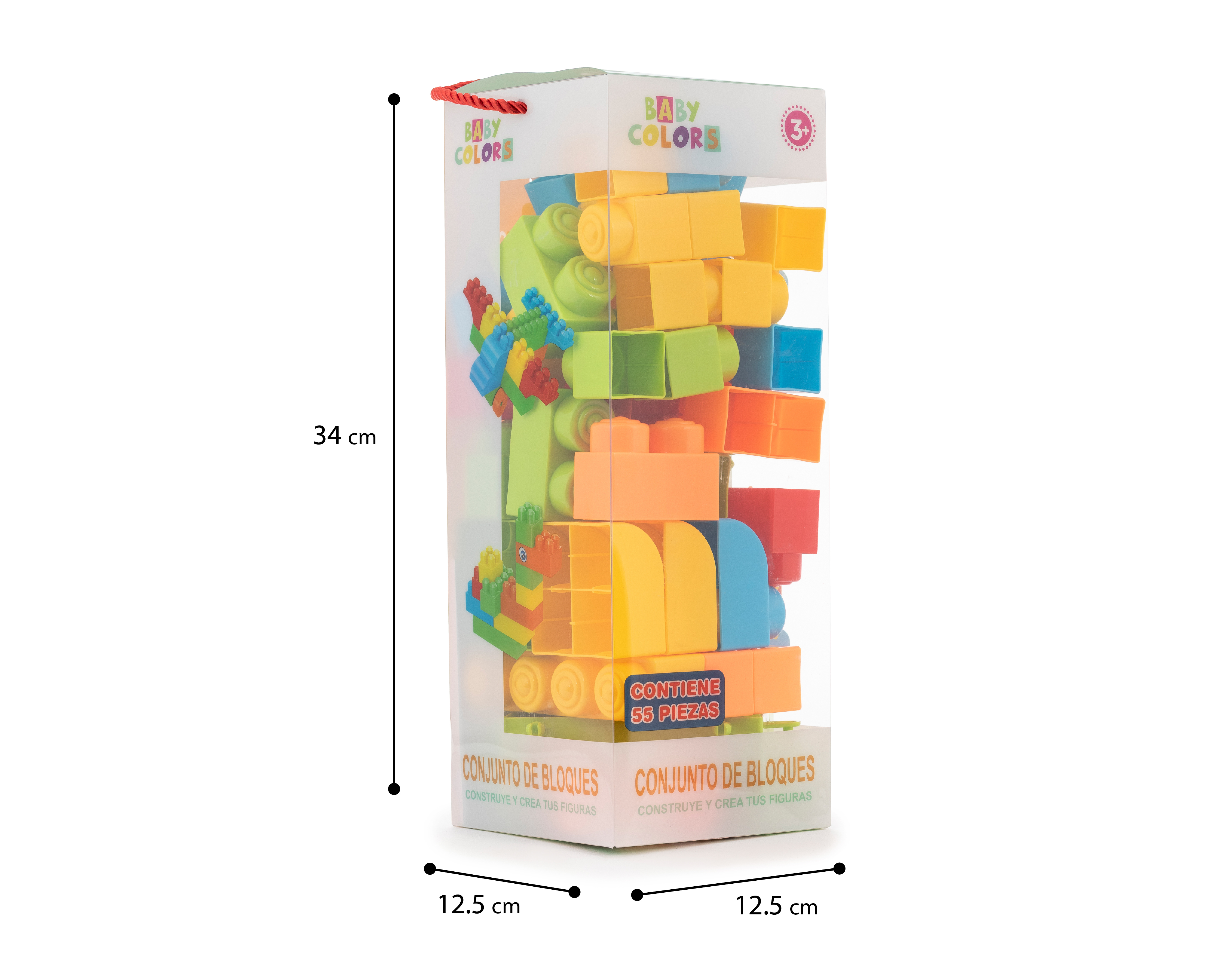 Foto 6 pulgar | Foto 5 | Bloques de Construcción Baby Colors 55 Piezas