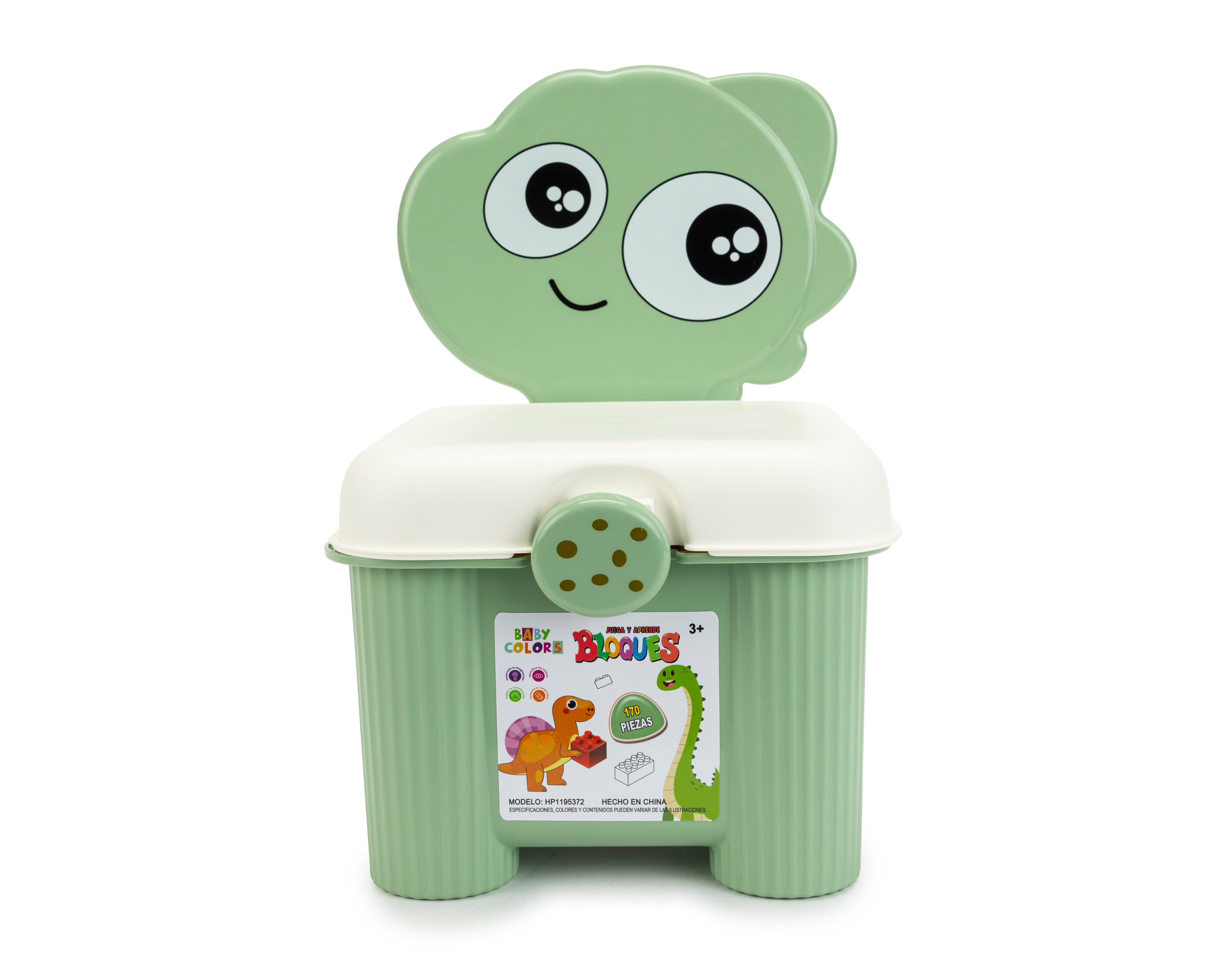 Silla con Bloques de Construcción Baby Colors 170 Piezas