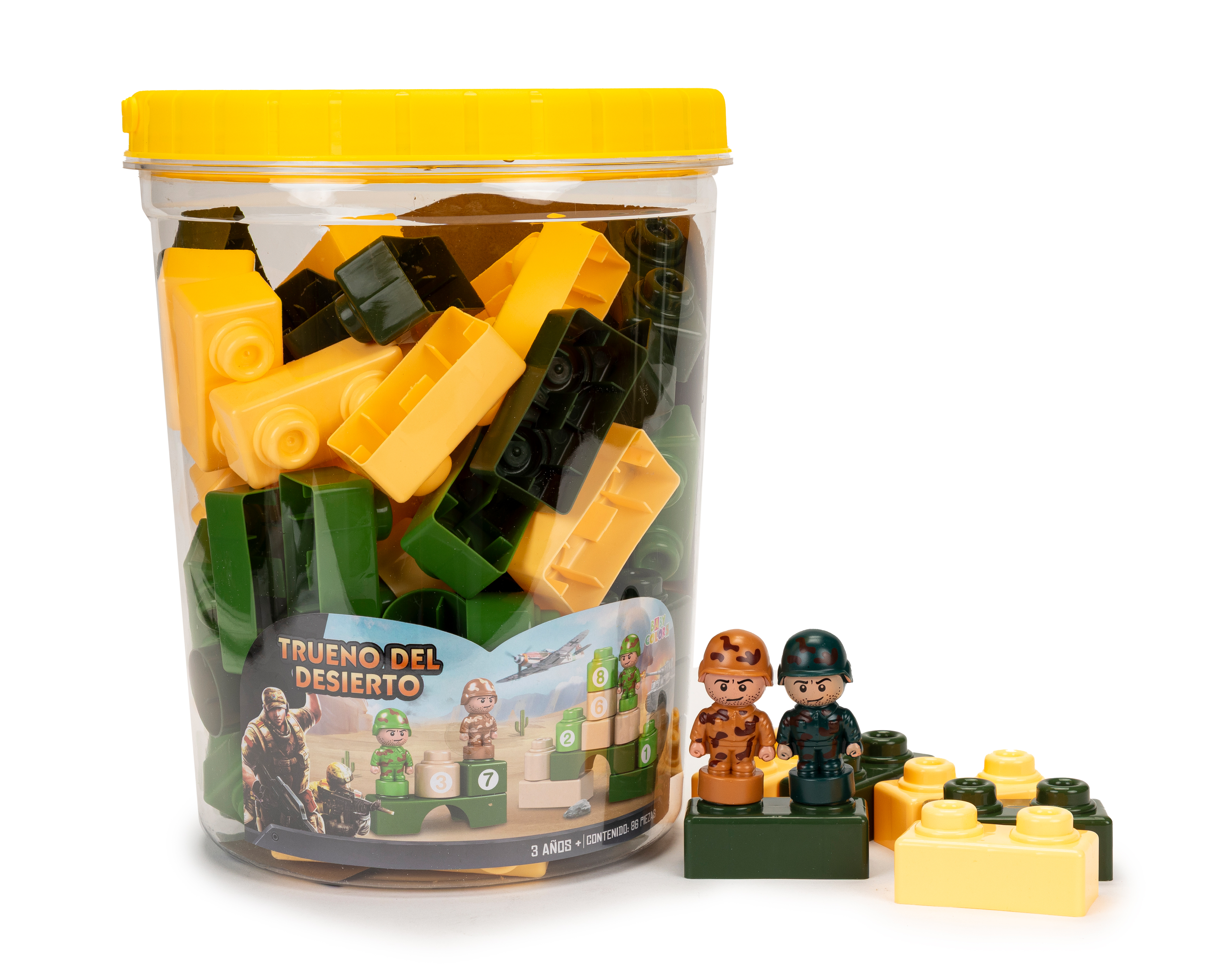 Bloques de Construcción Baby Colors 86 Piezas