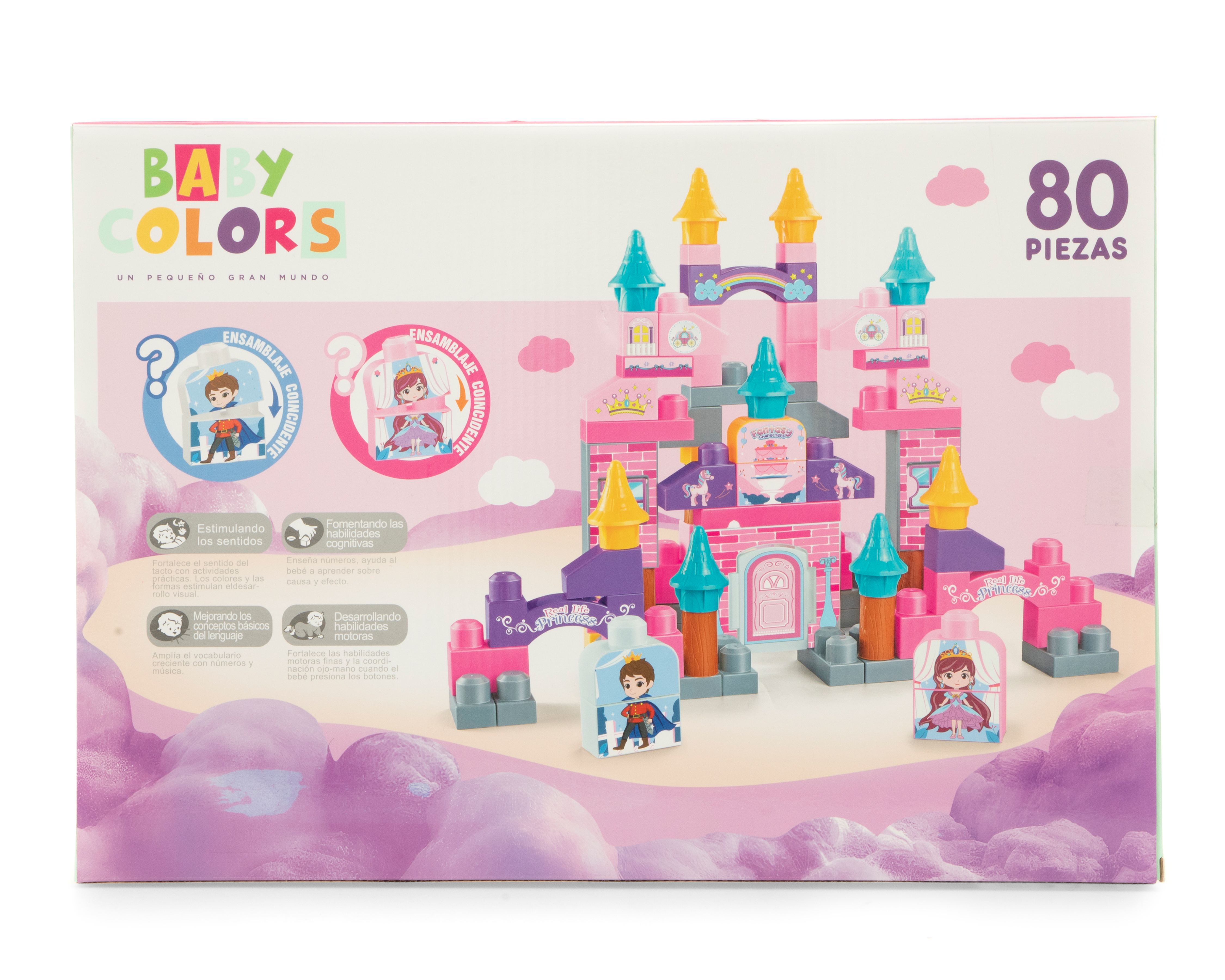 Foto 3 pulgar | Foto 2 | Bloques de Construcción Baby Colors 80 Piezas