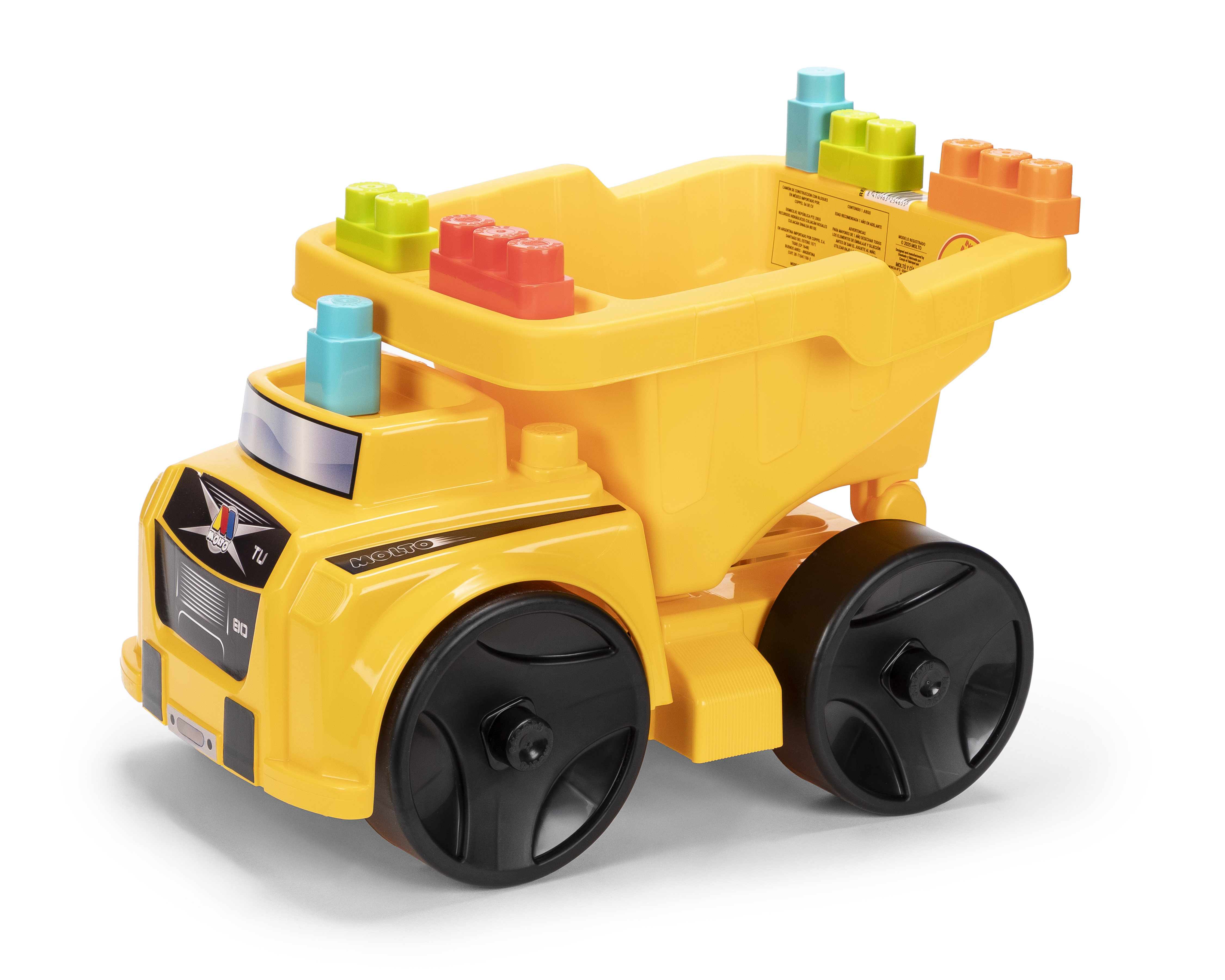 Tractor con Bloques Molto 21 Piezas