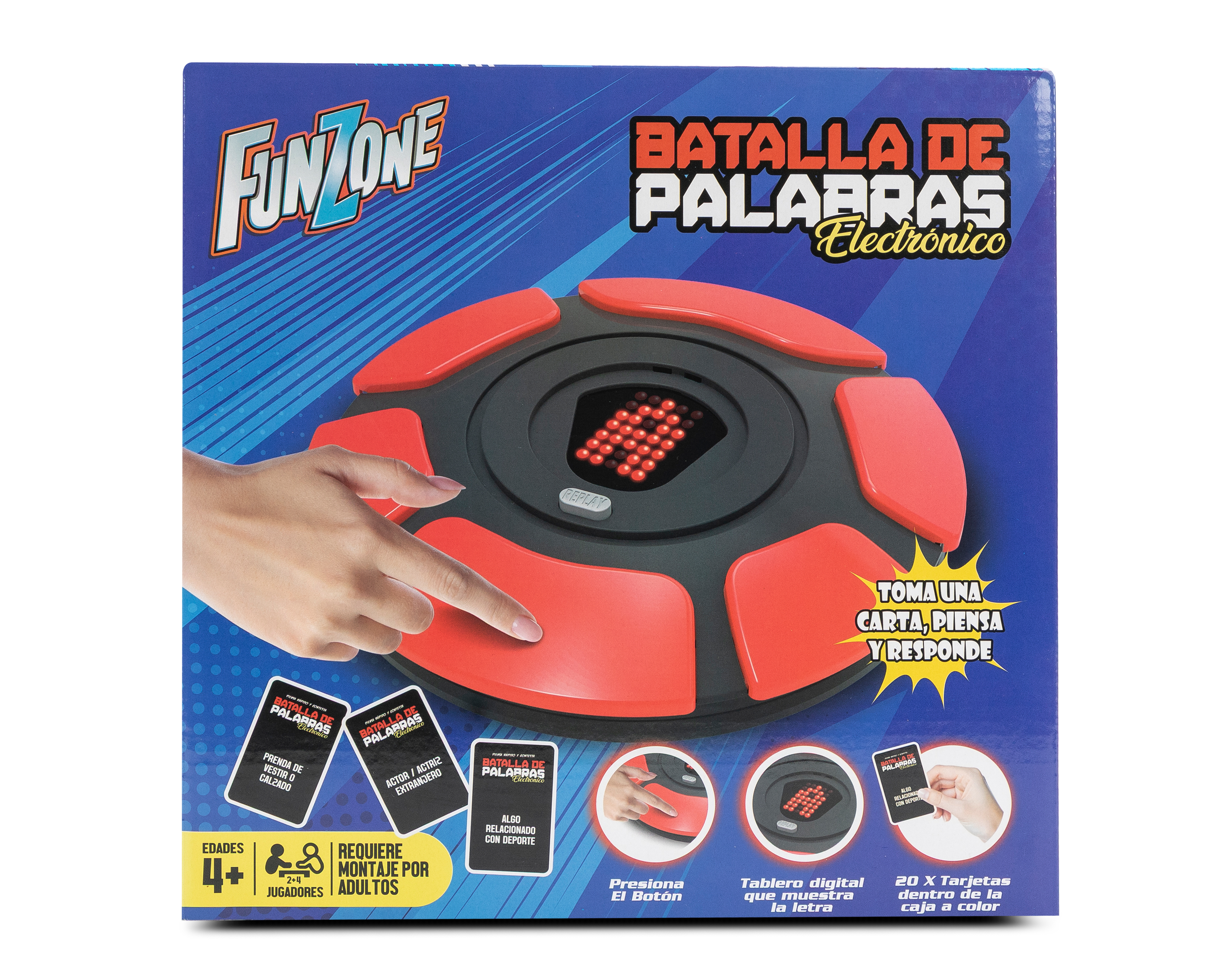 Foto 2 pulgar | Foto 1 | Juego de Mesa Batalla de Palabras Electrónico Funzone