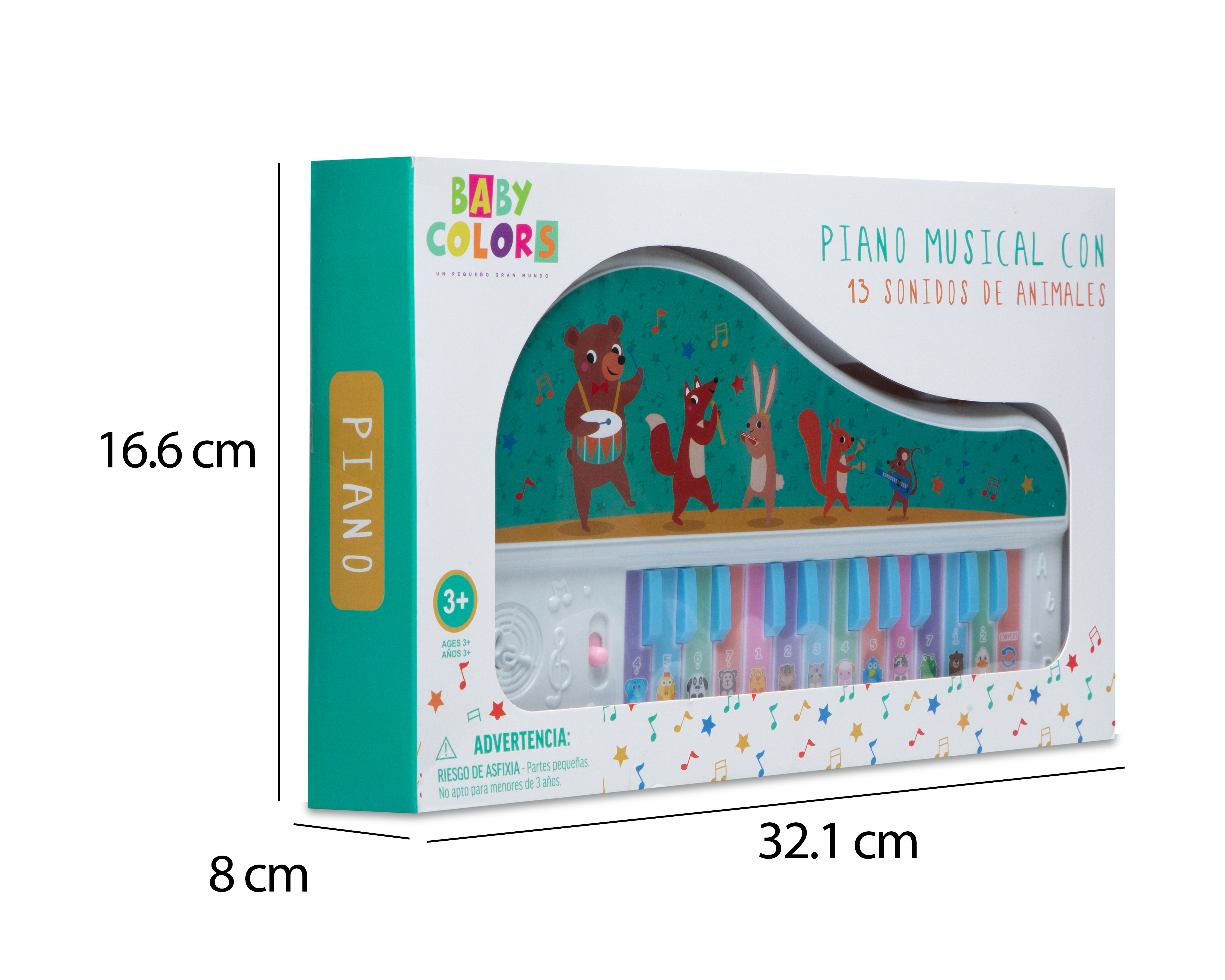 Foto 6 | Foto 6 | Piano Musical Baby Colors