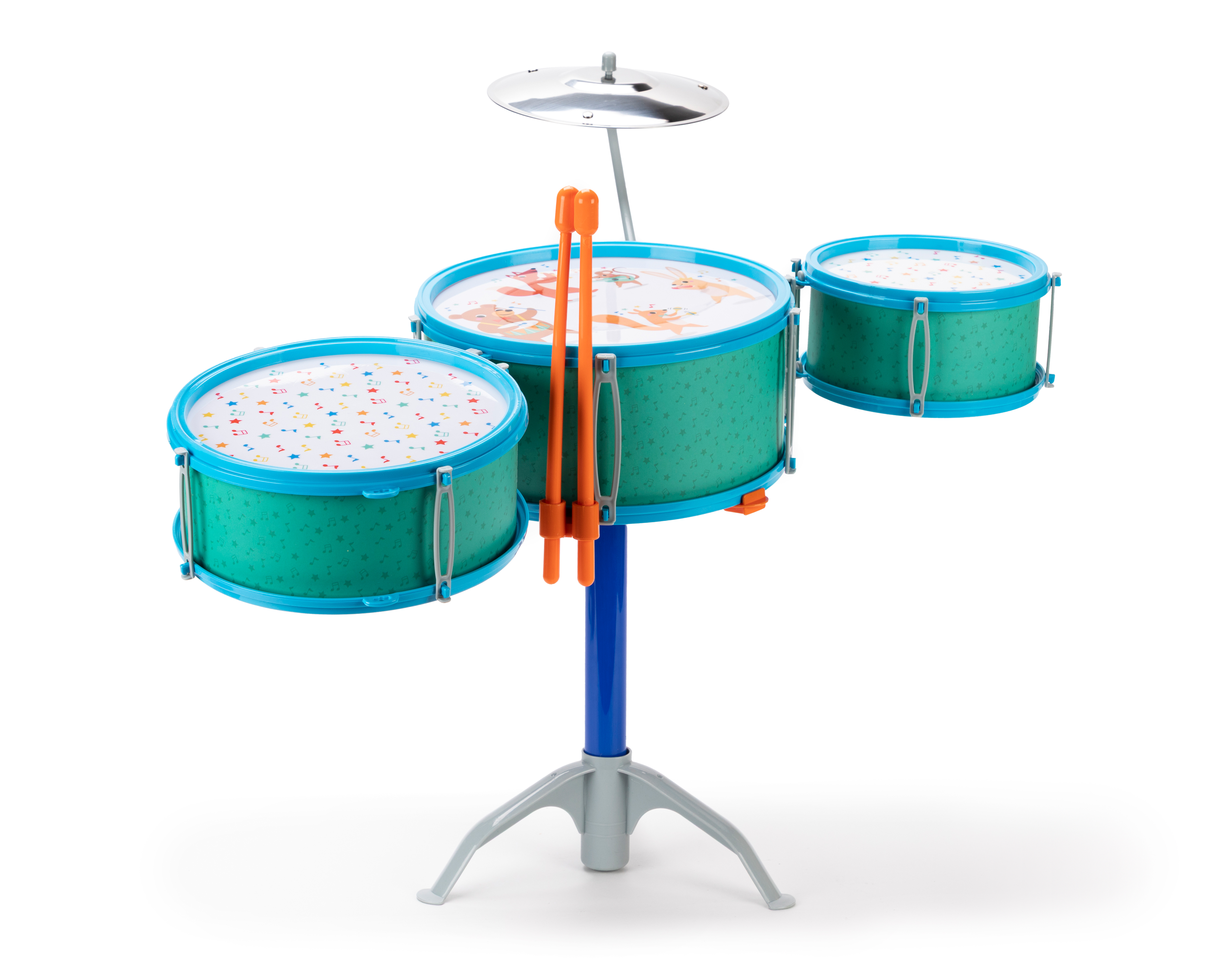 Batería de Juguete Baby Colors con Baquetas