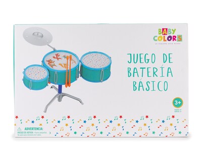 Foto 4 | Foto 4 | Batería de Juguete Baby Colors con Baquetas