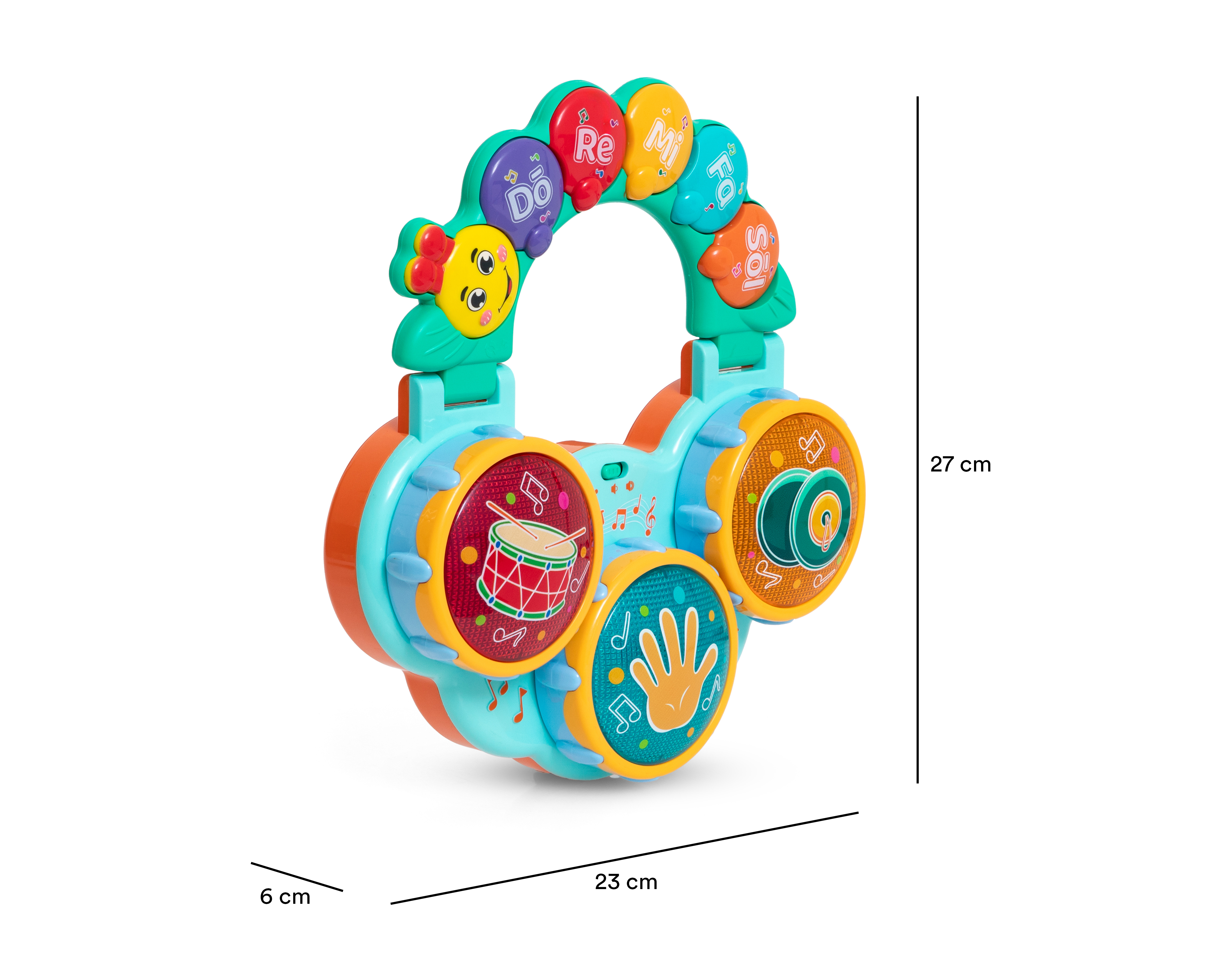Foto 6 | Foto 6 | Juguete Interactivo Musical Tamborcito Baby Colors con Luces y Sonido