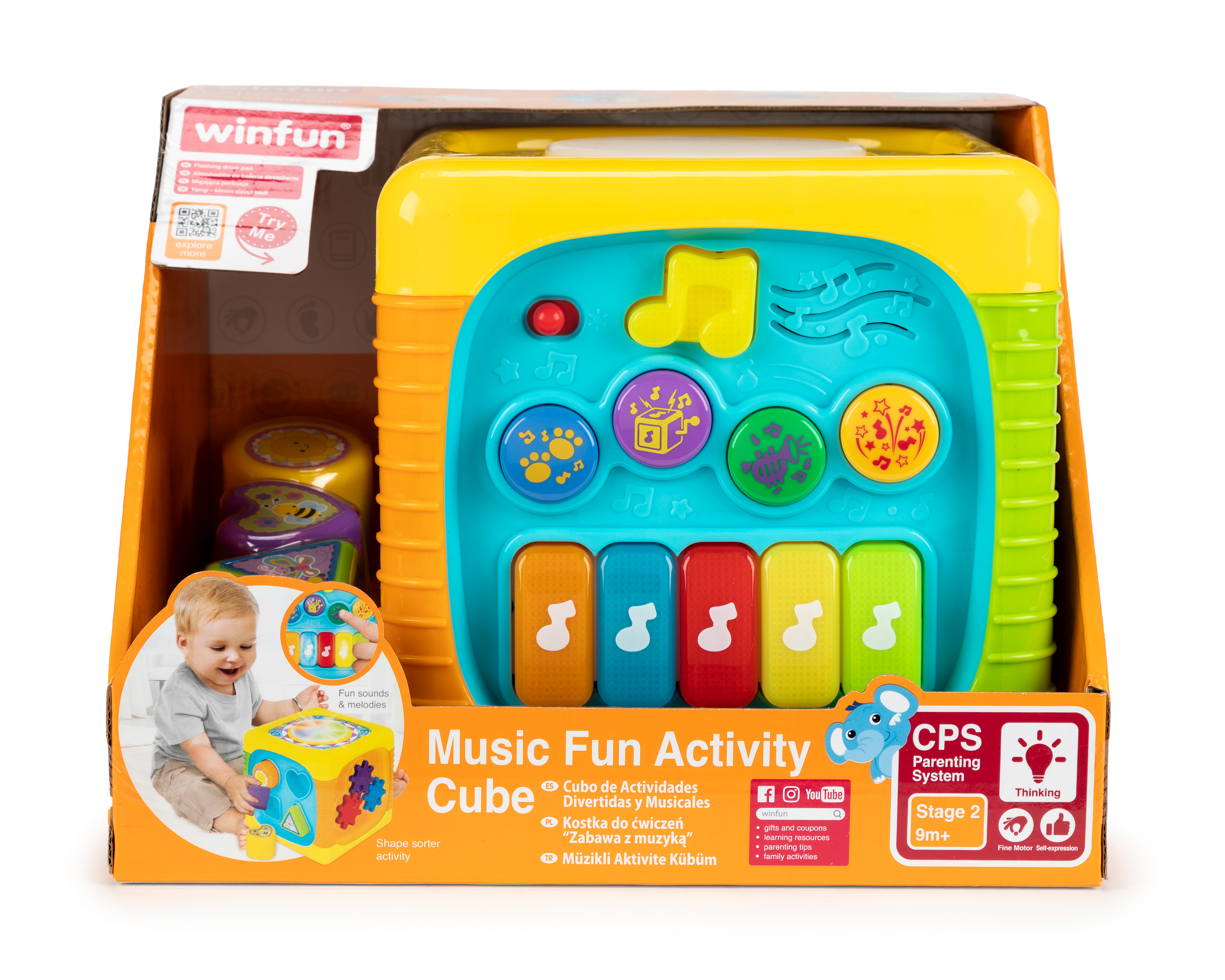 Foto 3 | Foto 3 | Cubo de Actividades Divertidas y Musicales Winfun