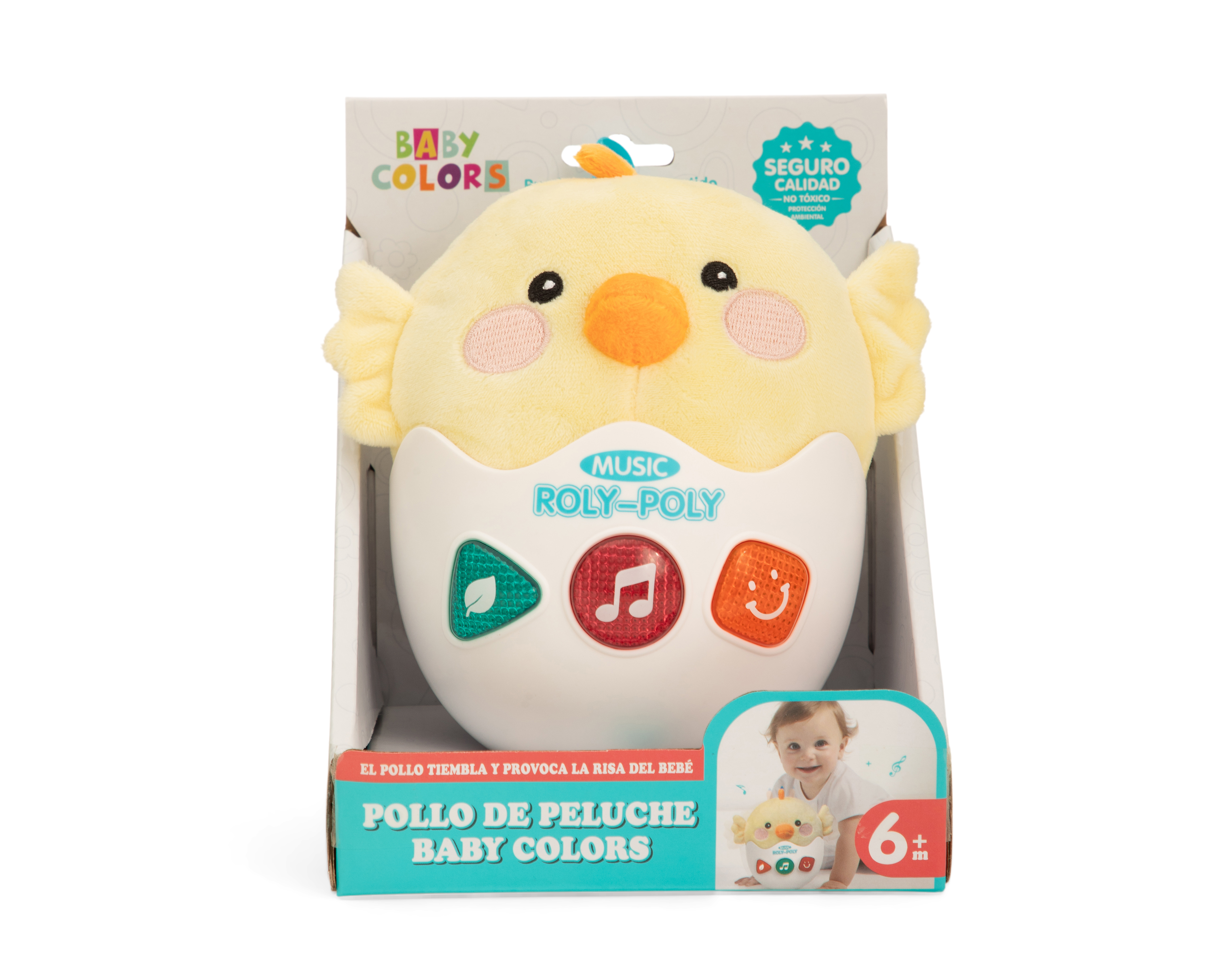 Foto 4 | Foto 4 | Pollo de Peluche Roly-Poly Baby Colors