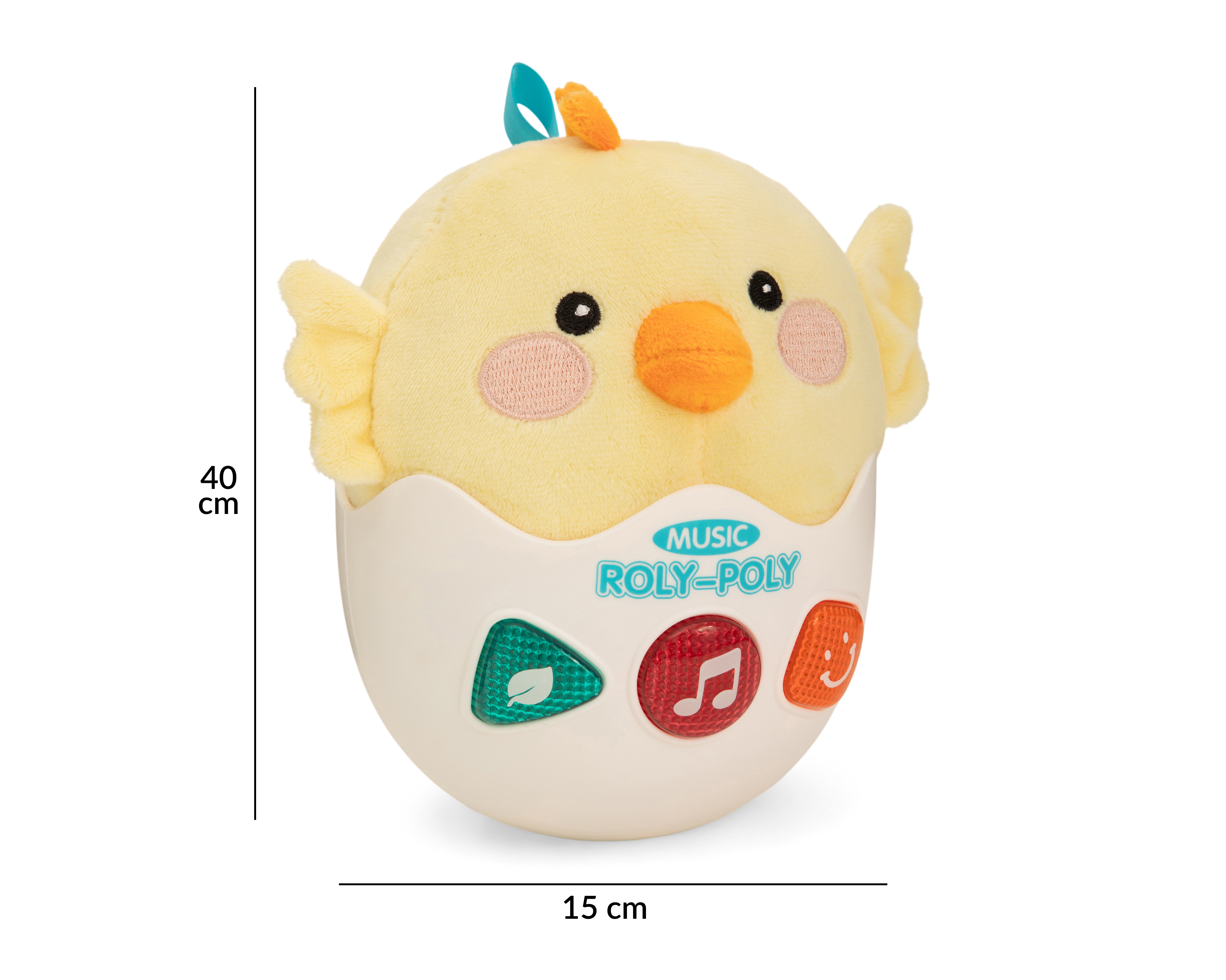 Foto 7 pulgar | Foto 6 | Pollo de Peluche Roly-Poly Baby Colors