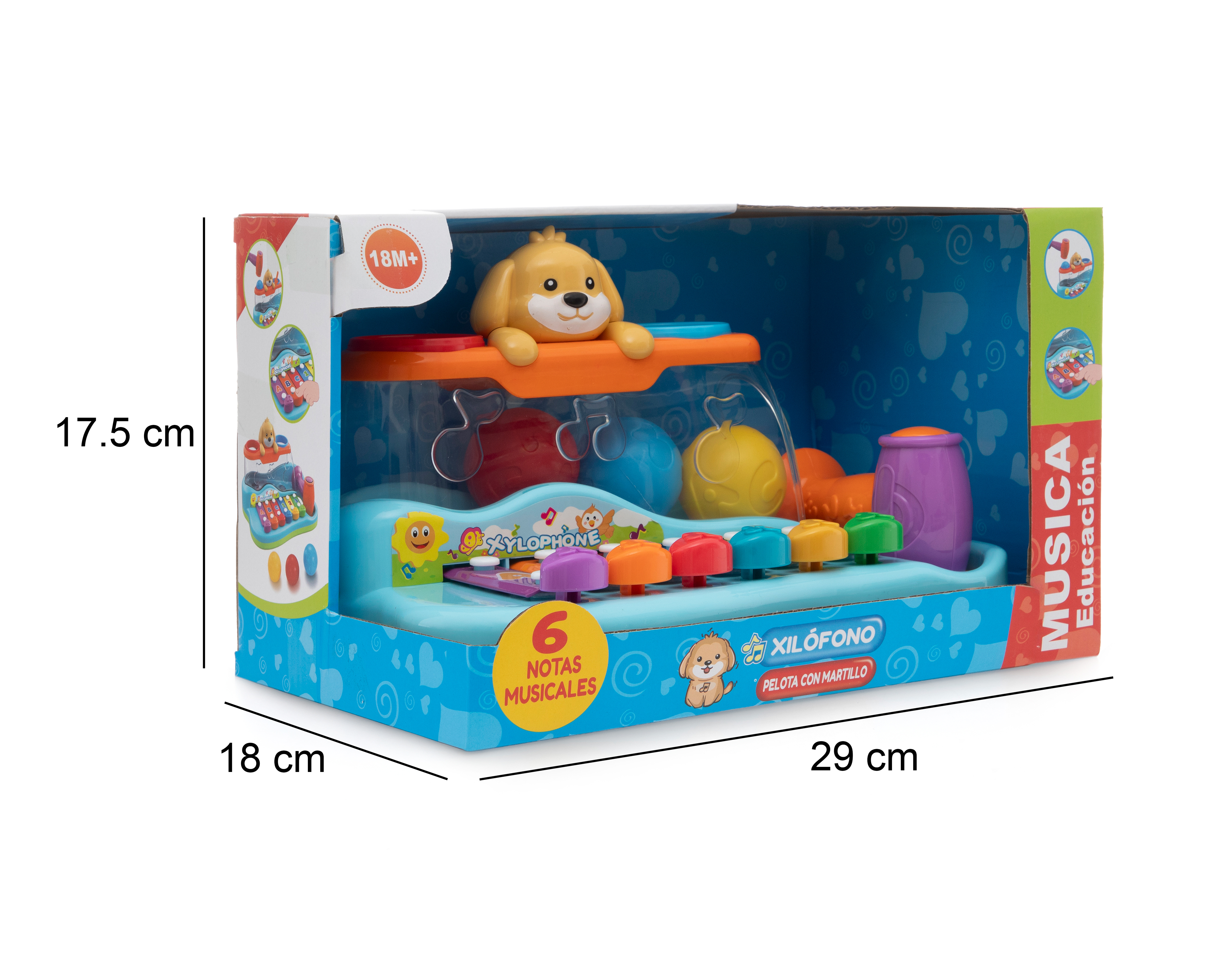 Foto 6 | Foto 6 | Xilófono Pelota con Martillo Baby Colors