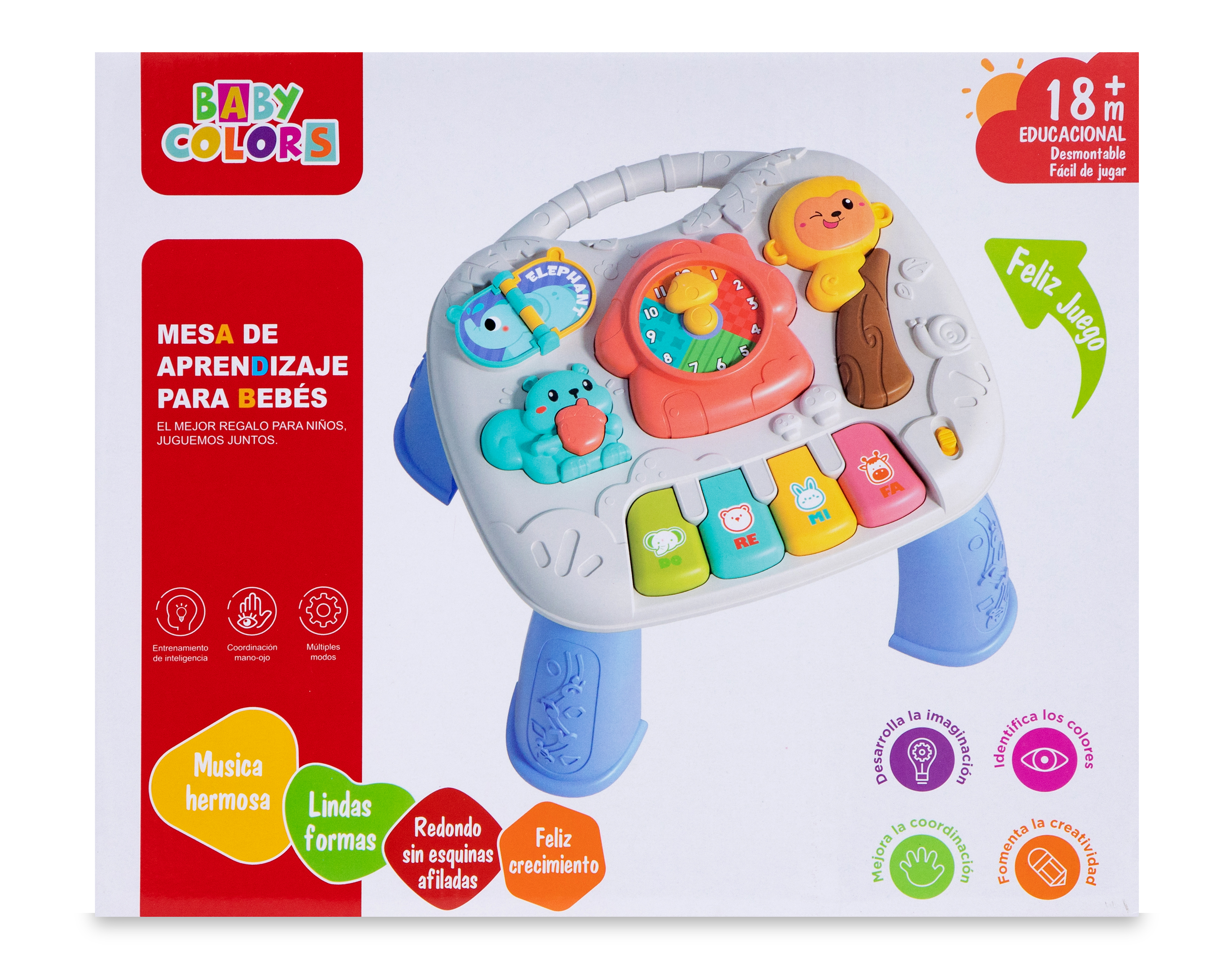 Foto 5 pulgar | Foto 4 | Mesa Interactiva Baby Colors con Sonido