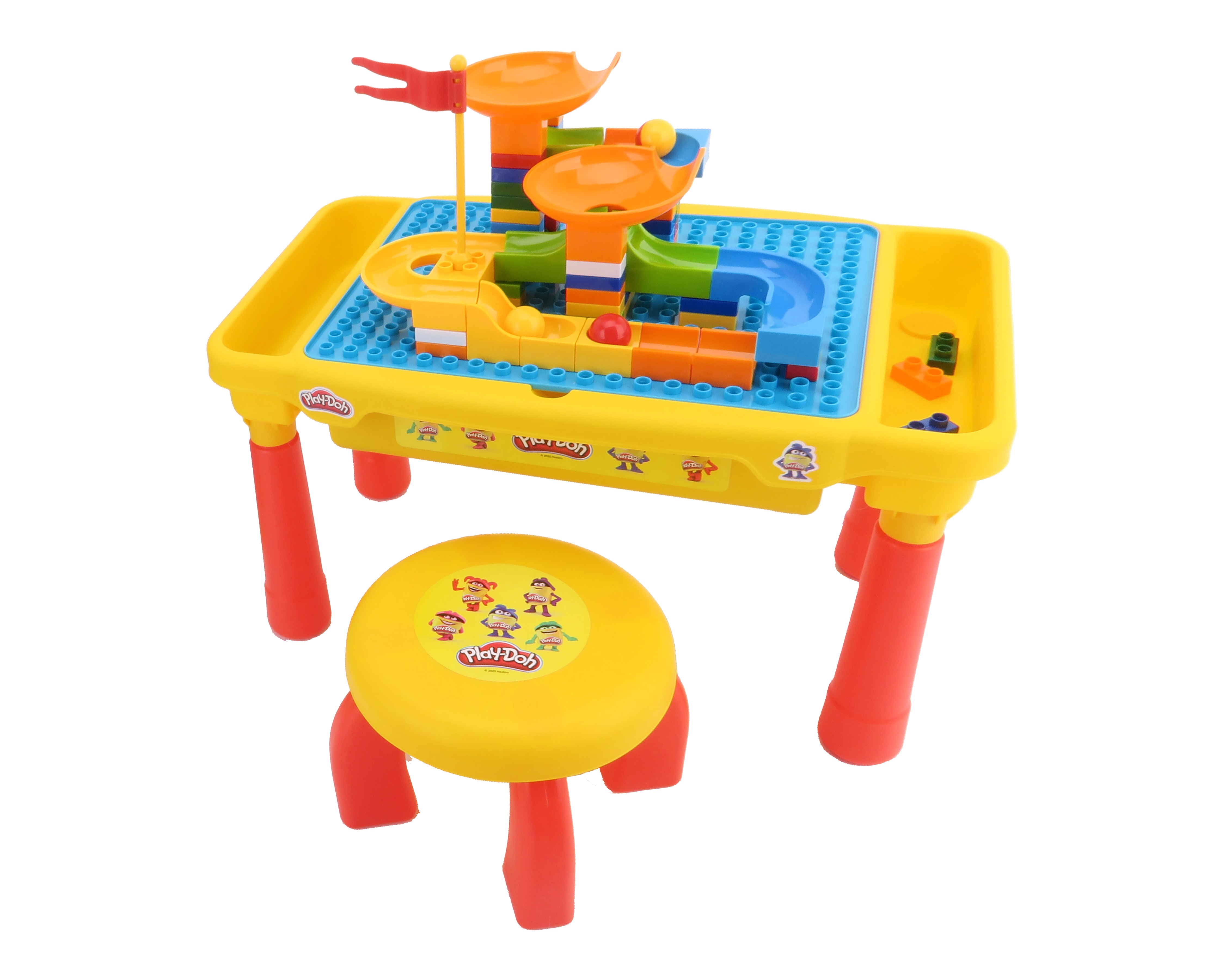 Mesa de Bloques y Juegos con Silla Play-Doh