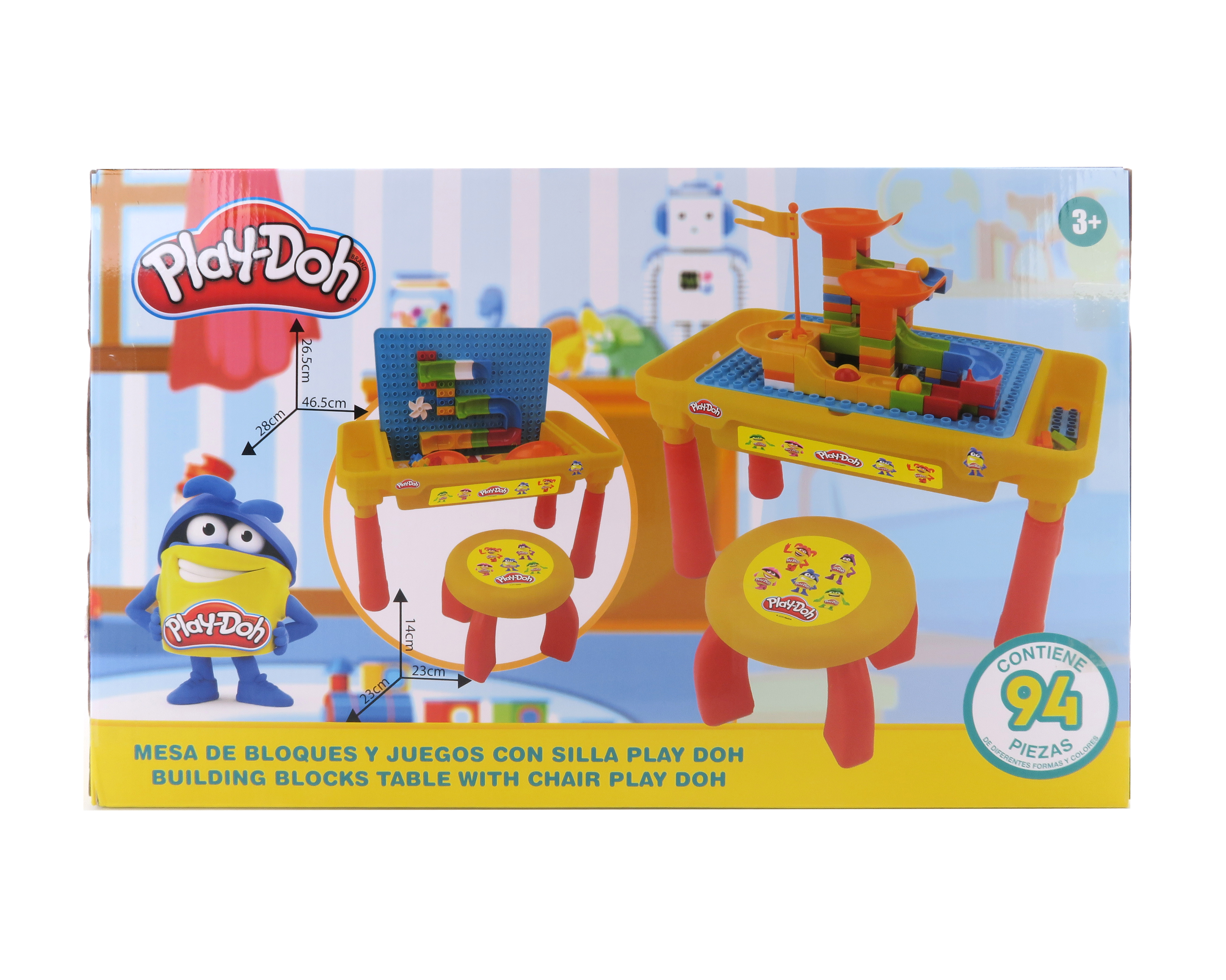 Foto 6 pulgar | Foto 5 | Mesa de Bloques y Juegos con Silla Play-Doh