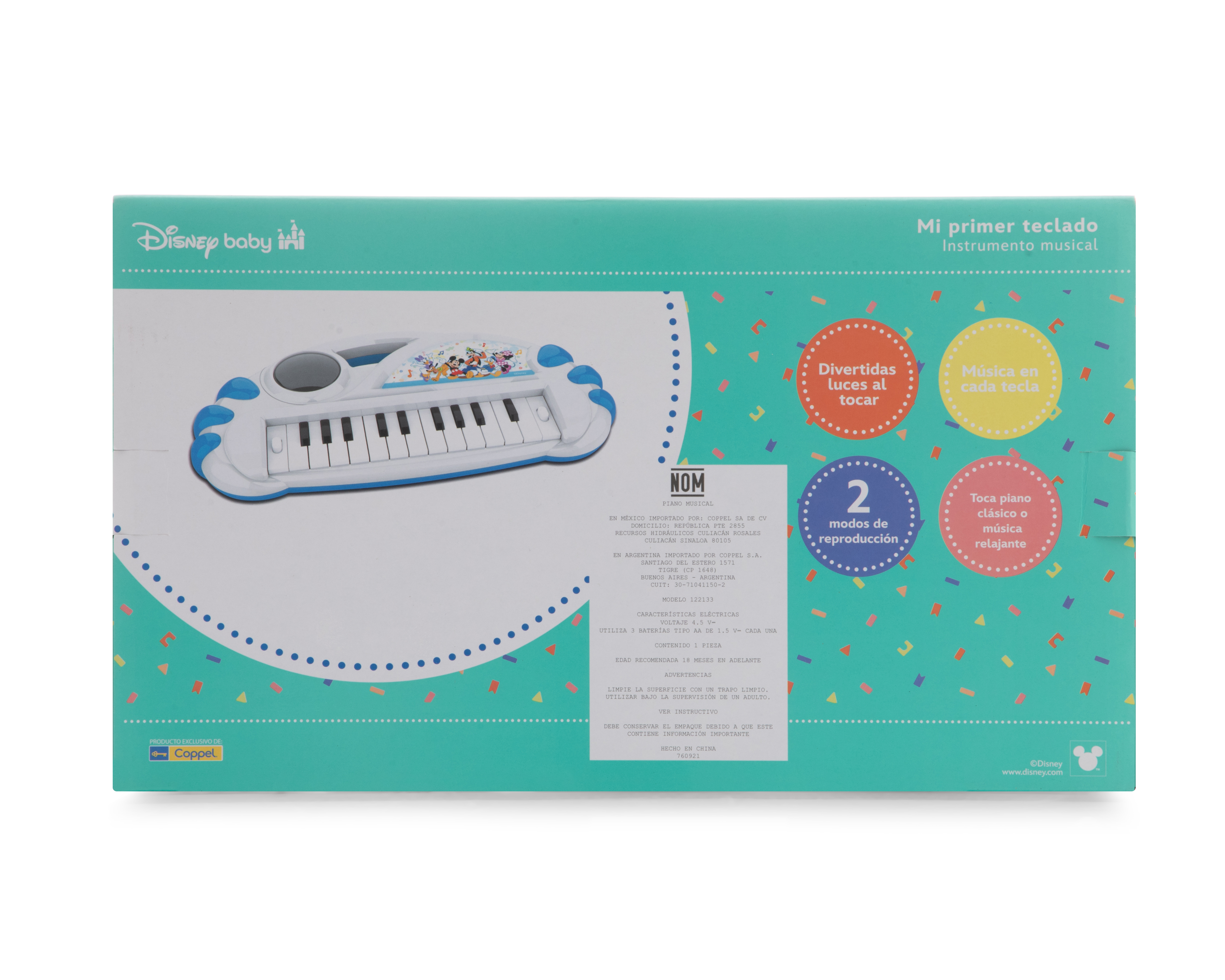 Foto 6 pulgar | Foto 5 | Mi Primer Teclado Disney Baby