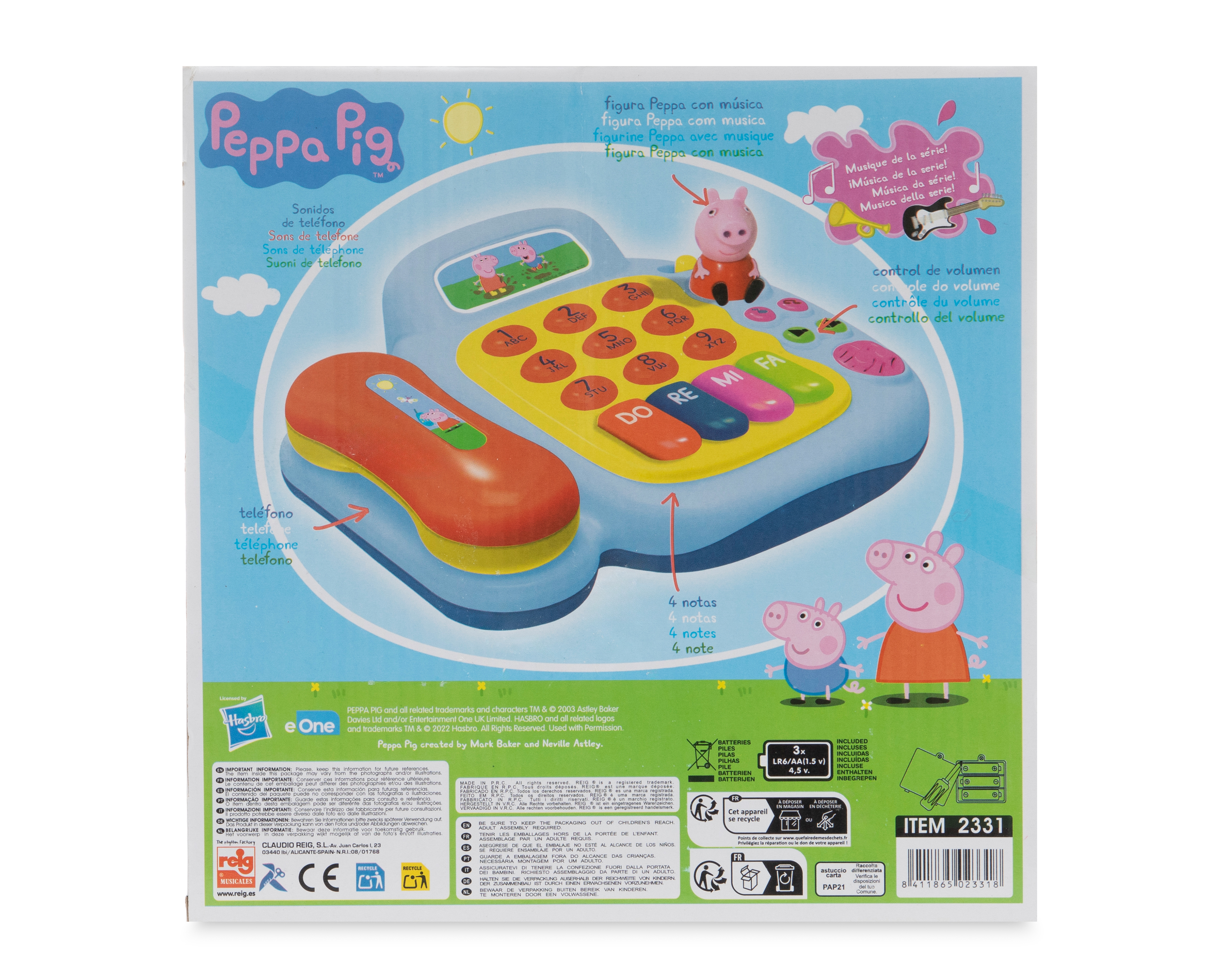 Foto 6 pulgar | Foto 5 | Piano-Teléfono Peppa Pig