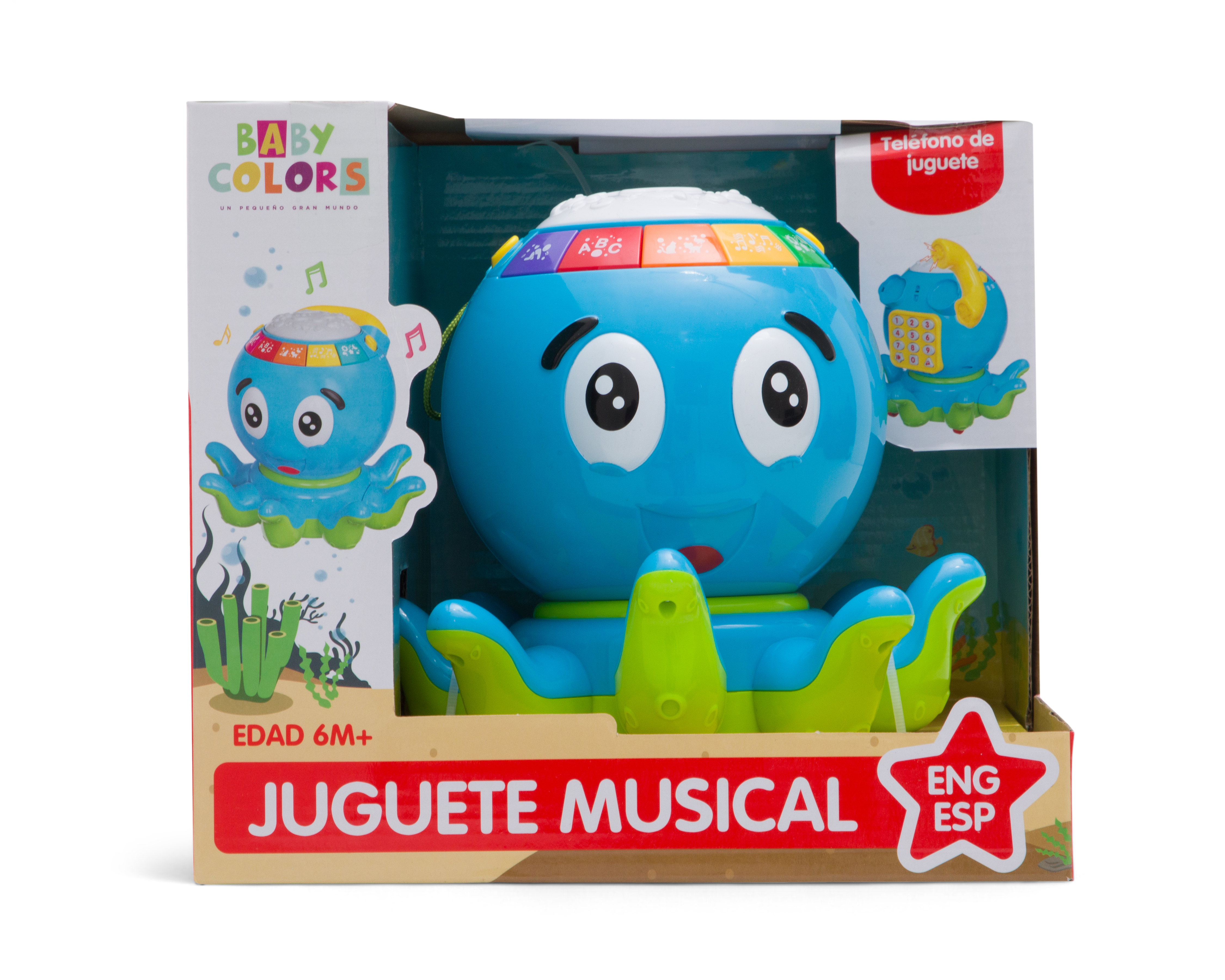 Foto 4 | Foto 4 | Juguete Musical Baby Colors Pulpo