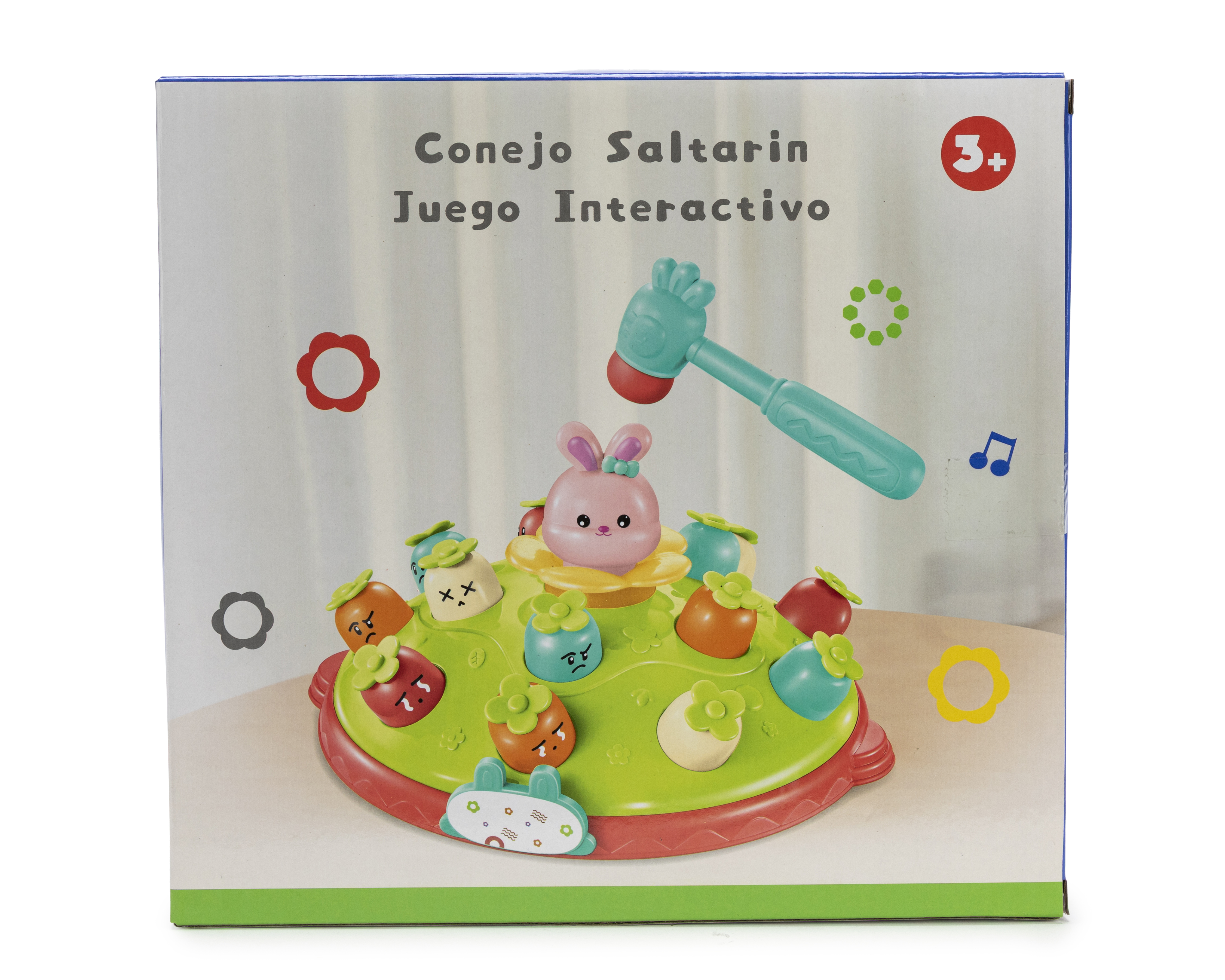 Foto 6 pulgar | Foto 5 | Juguete Interactivo Conejo Saltarín Baby Colors con Sonido