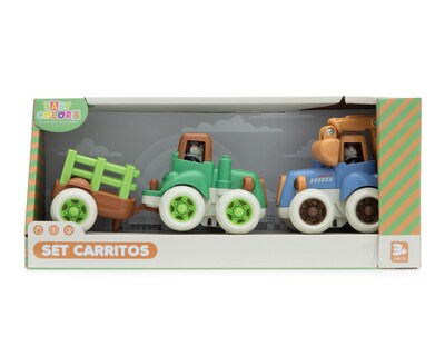 Foto 4 | Foto 4 | Carritos Baby Colors 2 Piezas