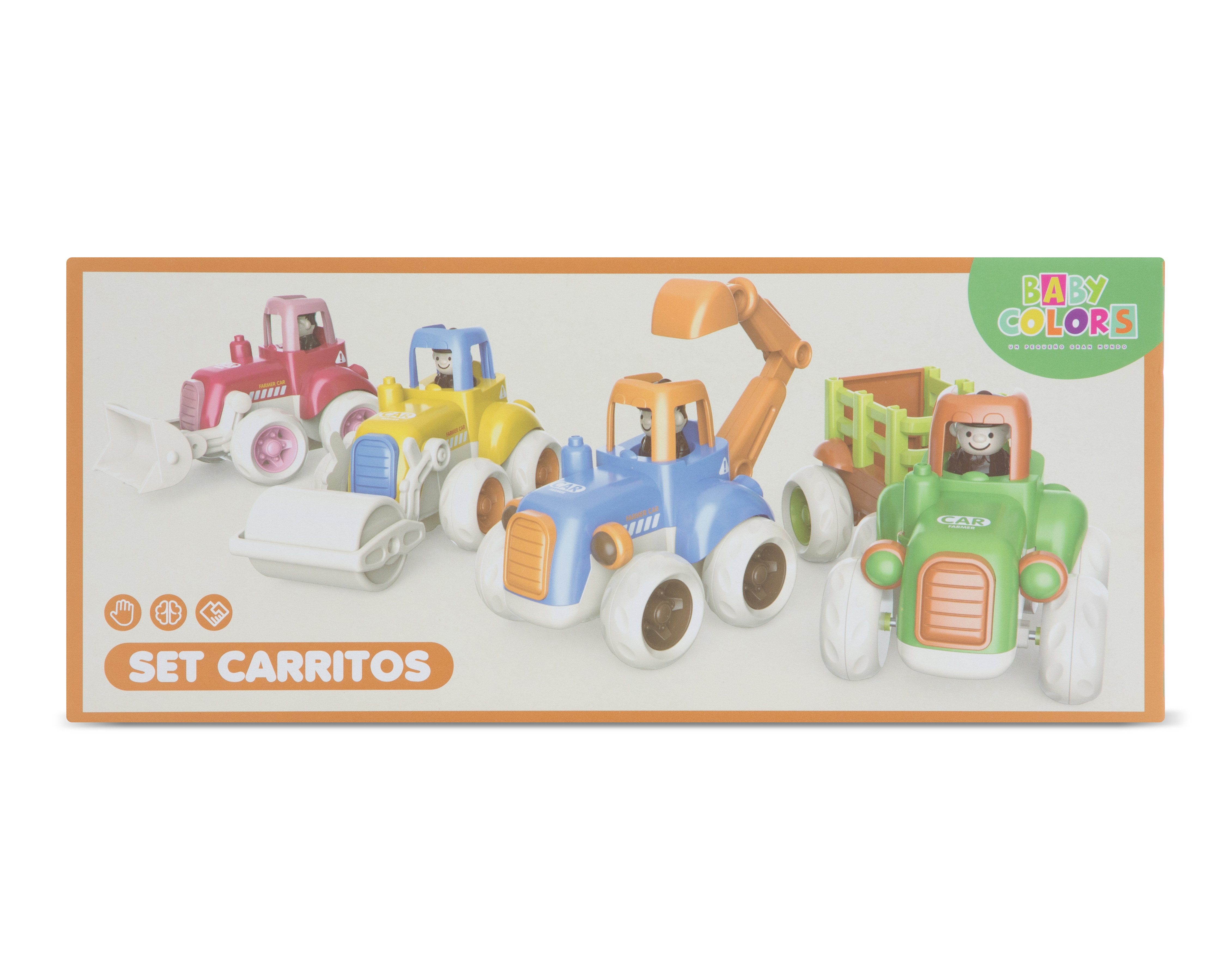 Foto 6 pulgar | Foto 5 | Carritos Baby Colors 2 Piezas