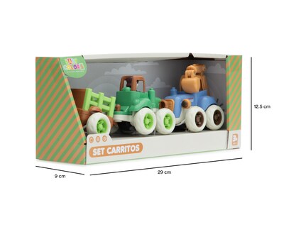 Foto 6 | Foto 6 | Carritos Baby Colors 2 Piezas