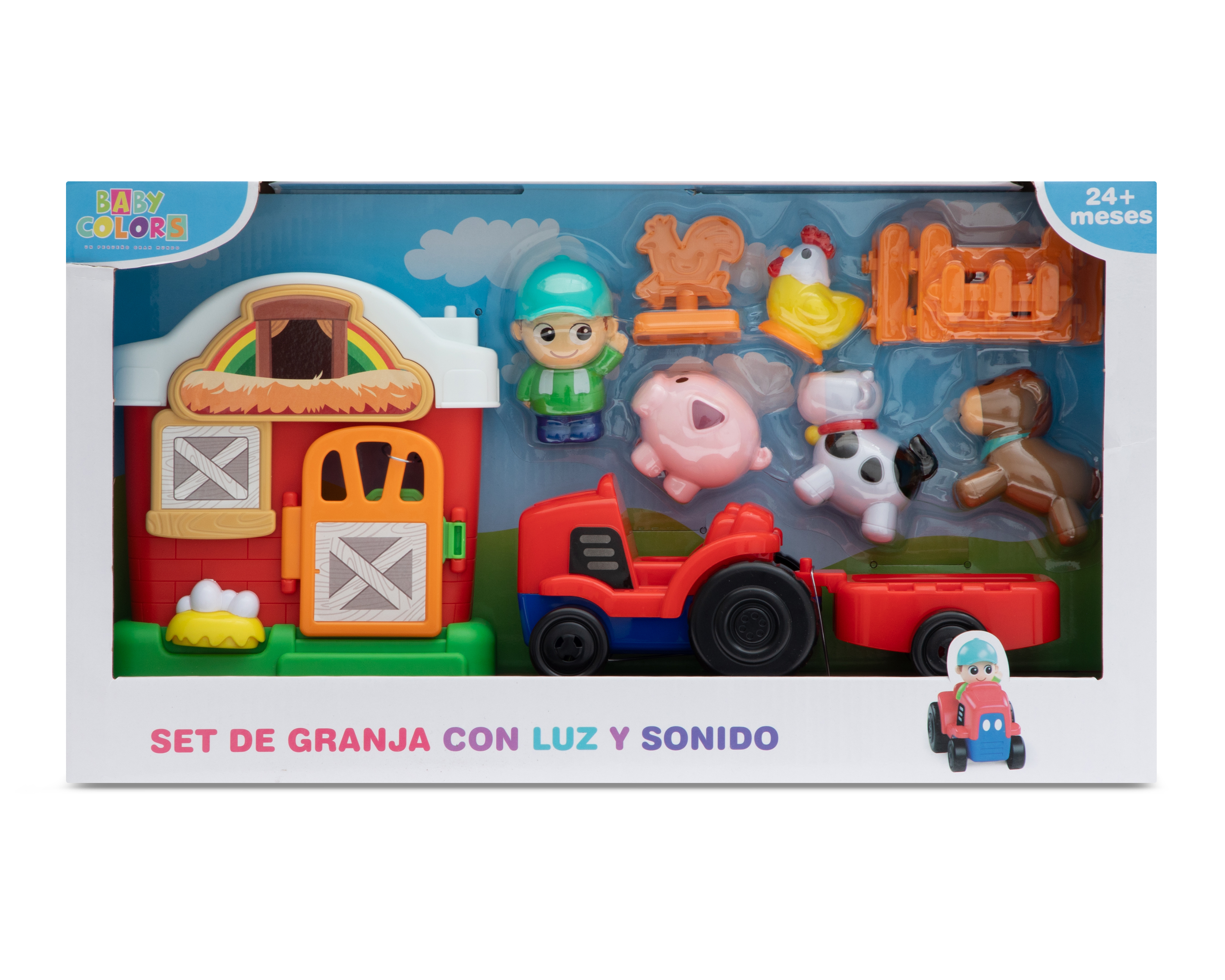 Foto 4 | Foto 4 | Set de Granja Baby Colors con Luz y Sonido