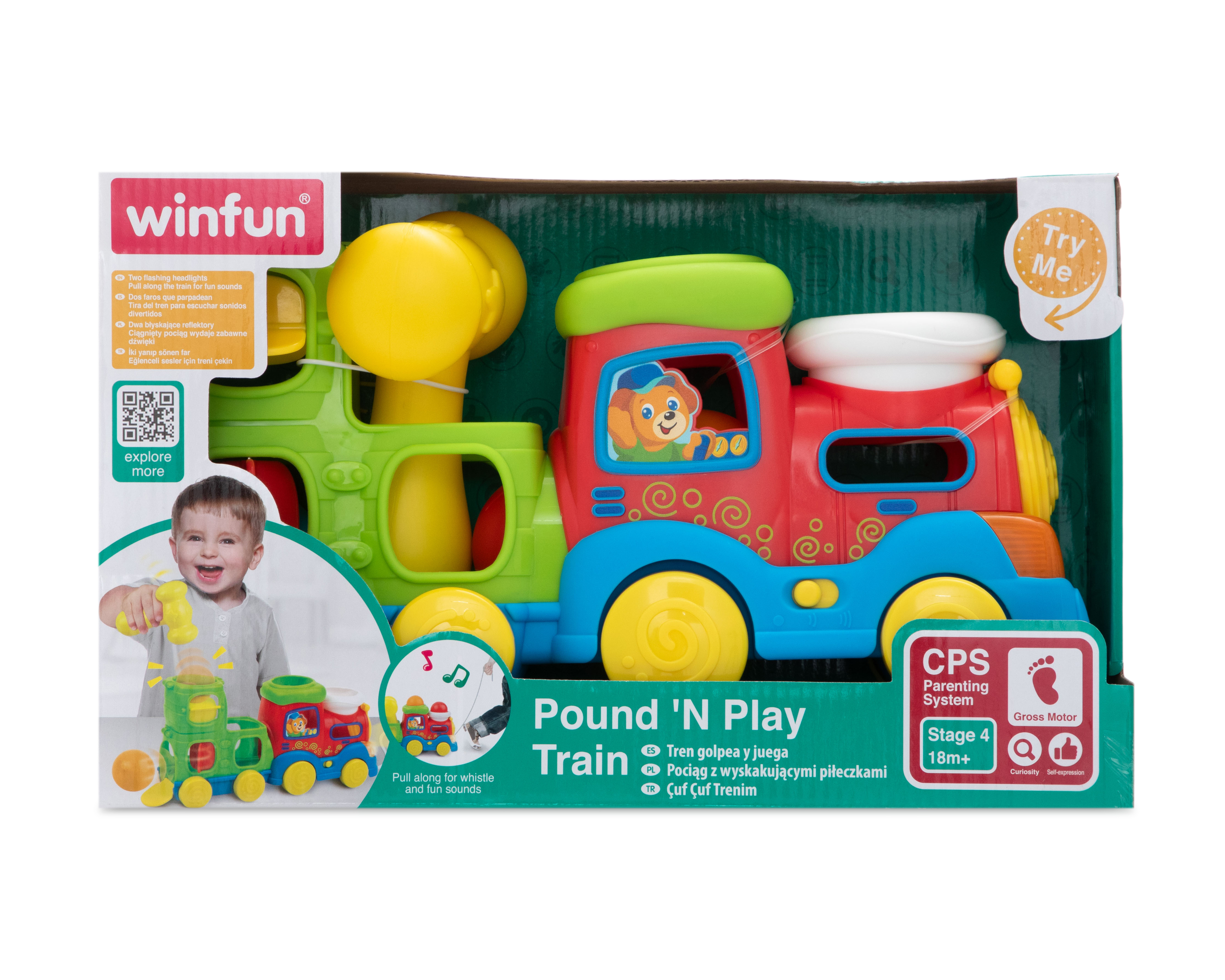 Foto 5 pulgar | Foto 4 | Tren Pound 'N Play Winfun