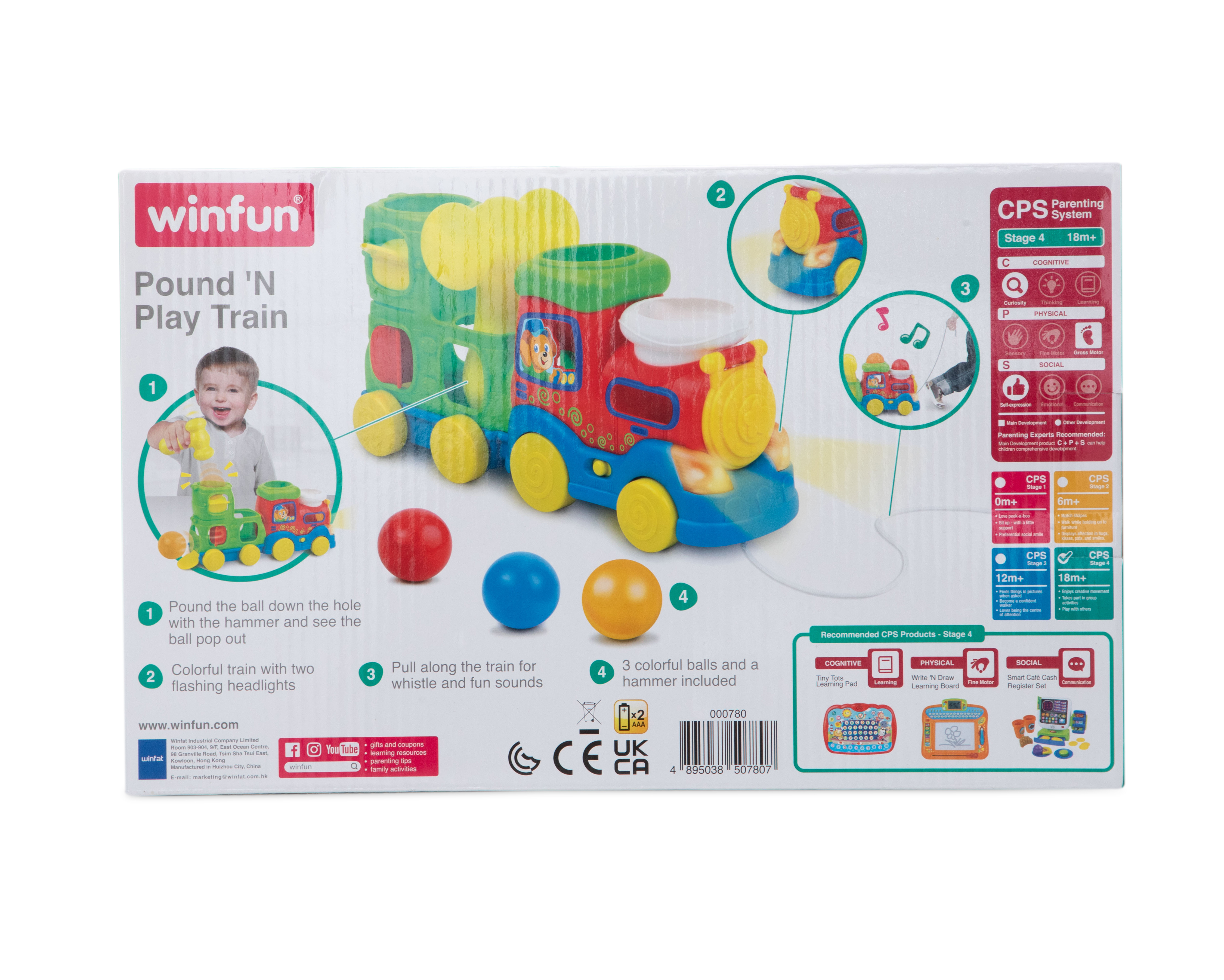 Foto 6 pulgar | Foto 5 | Tren Pound 'N Play Winfun
