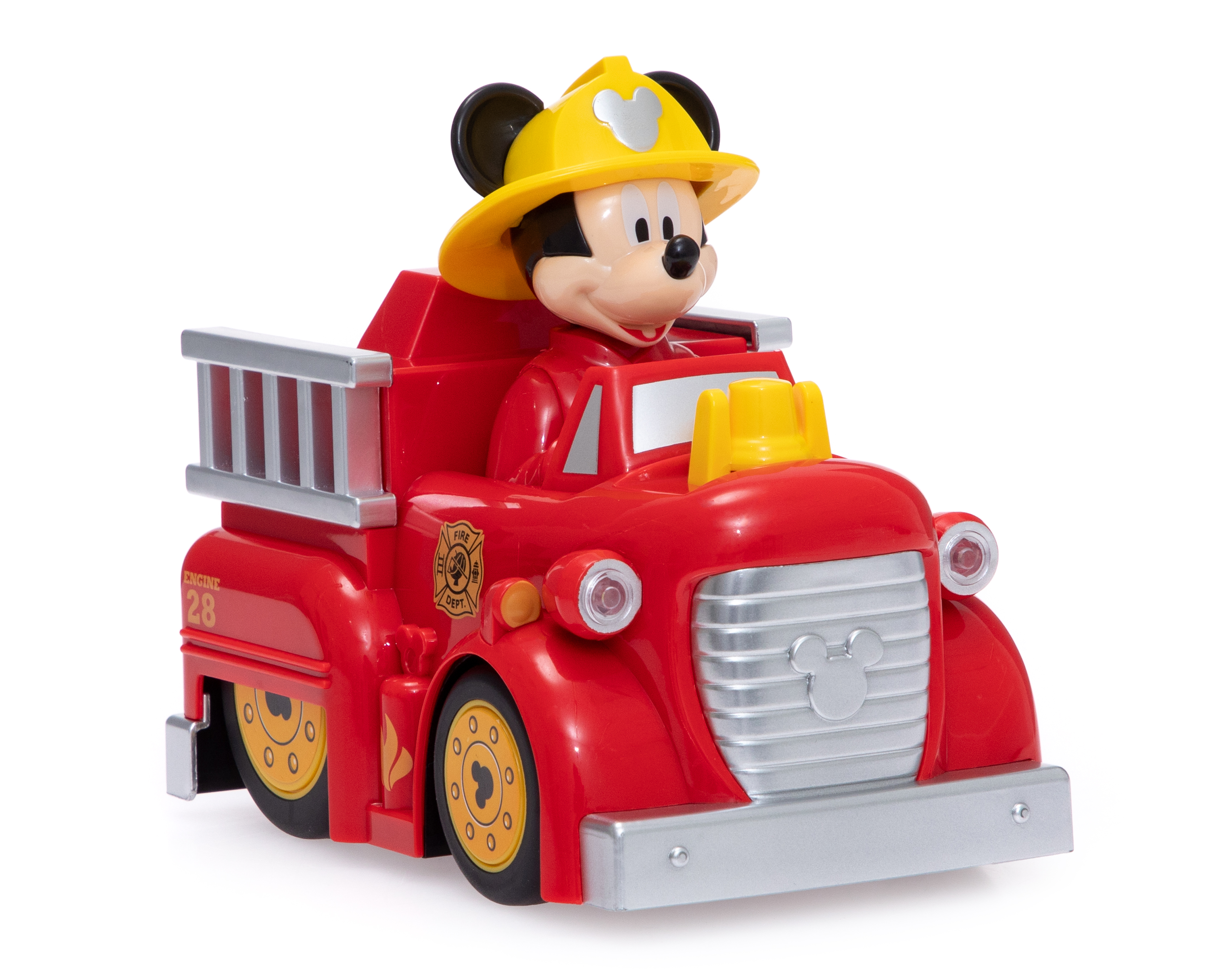 Foto 2 pulgar | Foto 1 | Camión de Bomberos Disney Mickey Mouse con Luz y Sonido